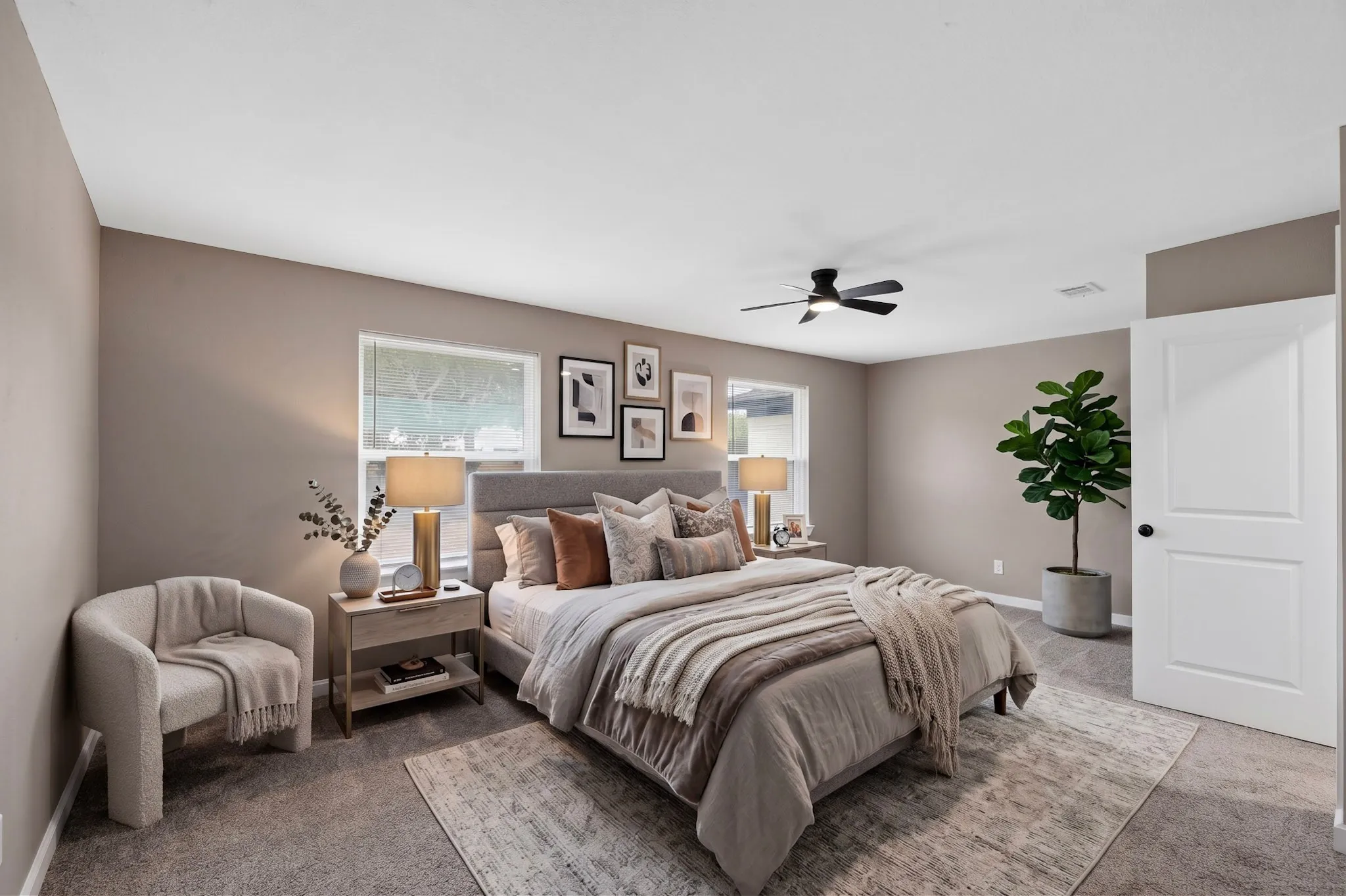 Primary Bedroom Virtually Staged