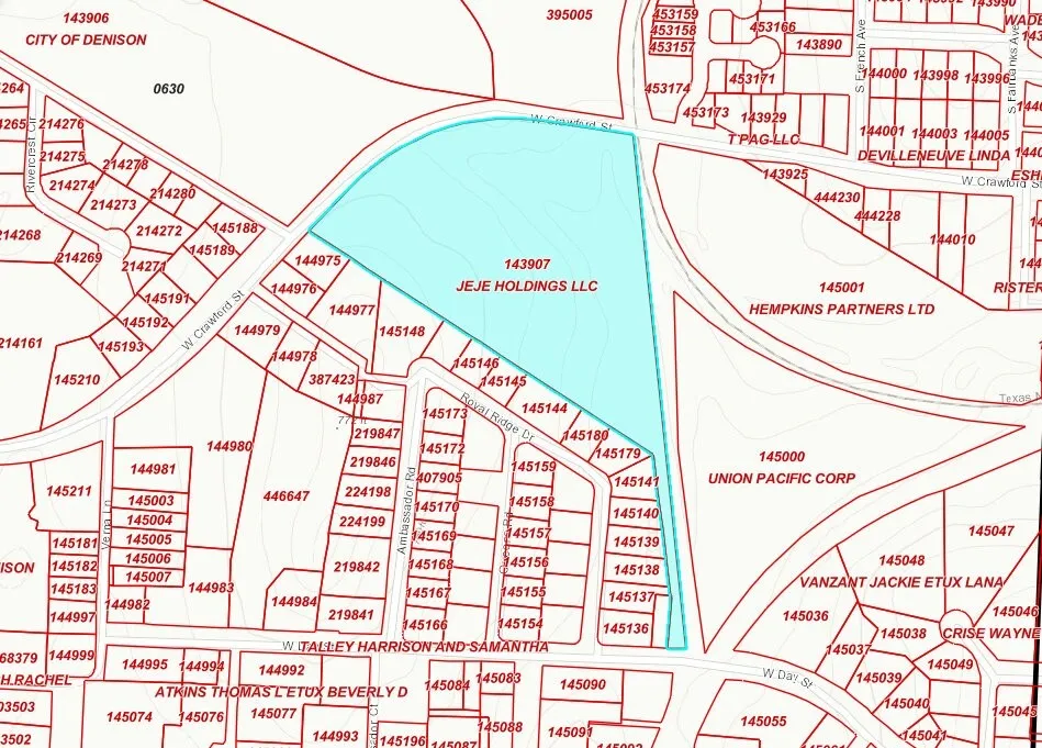 Unimproved Land For Sale in Grayson County , 1800 W Crawford Street, Denison, Texas 75020, 0, 0, Garage spaces, 0 Sqft, built in 0, mls#21376538, Real Estate Agent in Denison, Homes For Sale in Grayson county, Homes For Sale in Denison, Realtor in Denison Texas, Real Estate Brokerage Independent Realty Texas, Luminita Cordes Realtor