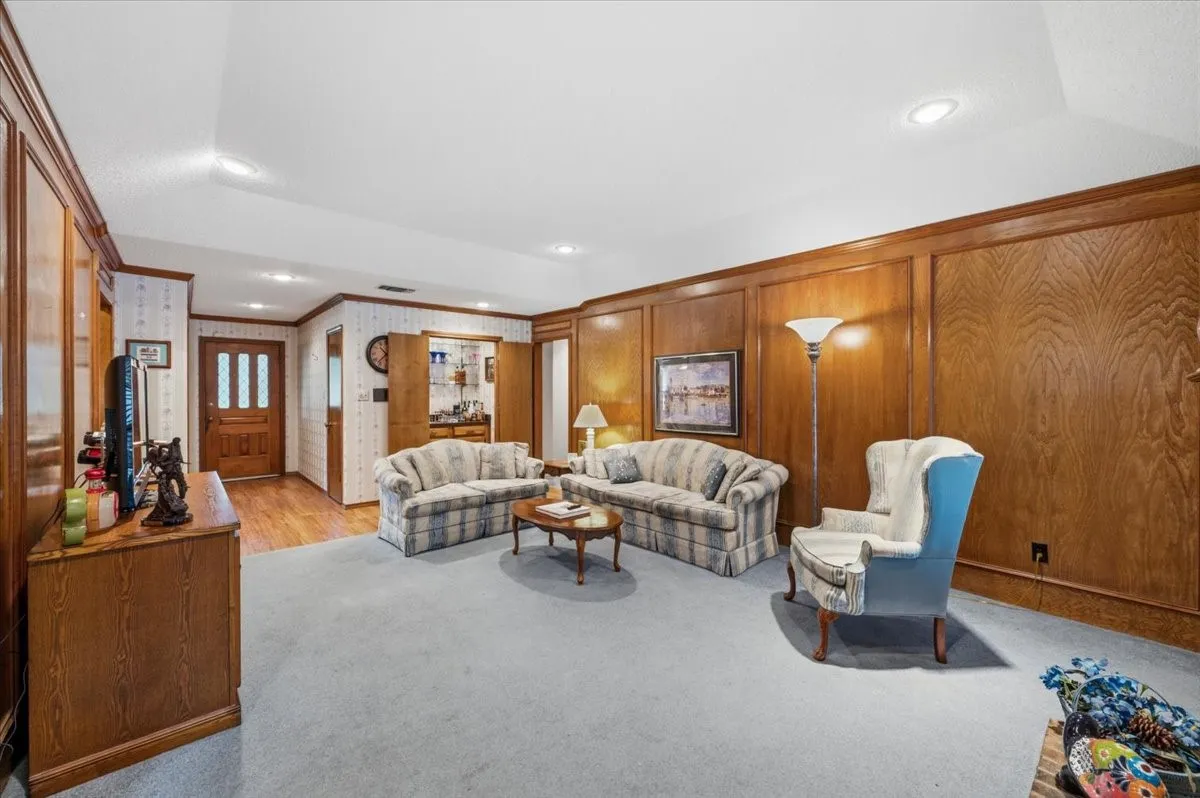 Spacious living room in center of home!