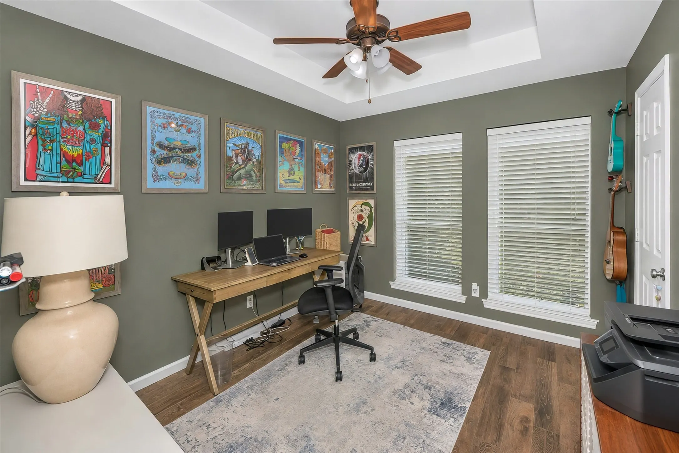 Fourth bedroom currently functions as an office.