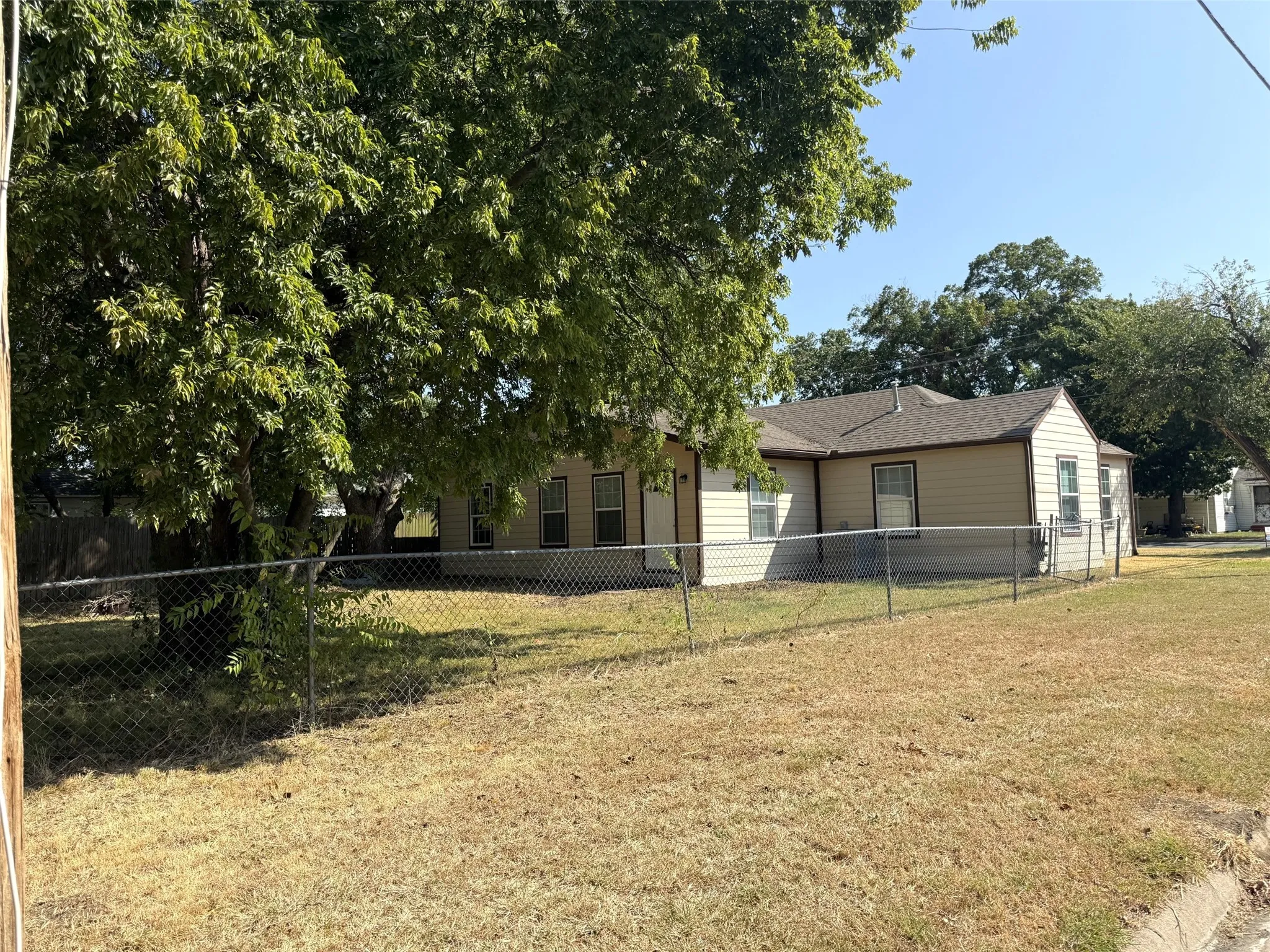 backyard side view