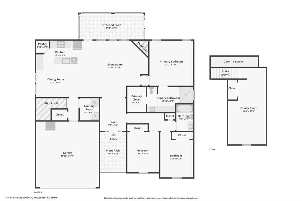 Single Family Residence For Sale in Grayson County , 114 Prairie Meadow Lane, Pottsboro, Texas 75076, 3 Bedroom, 2 Bathroom, 2 Garage spaces, 1,986 Sqft, built in 2020, mls#21374021, Real Estate Agent in Pottsboro, Homes For Sale in Grayson county, Homes For Sale in Pottsboro, Realtor in Pottsboro Texas, Real Estate Brokerage Independent Realty Texas, Luminita Cordes Realtor