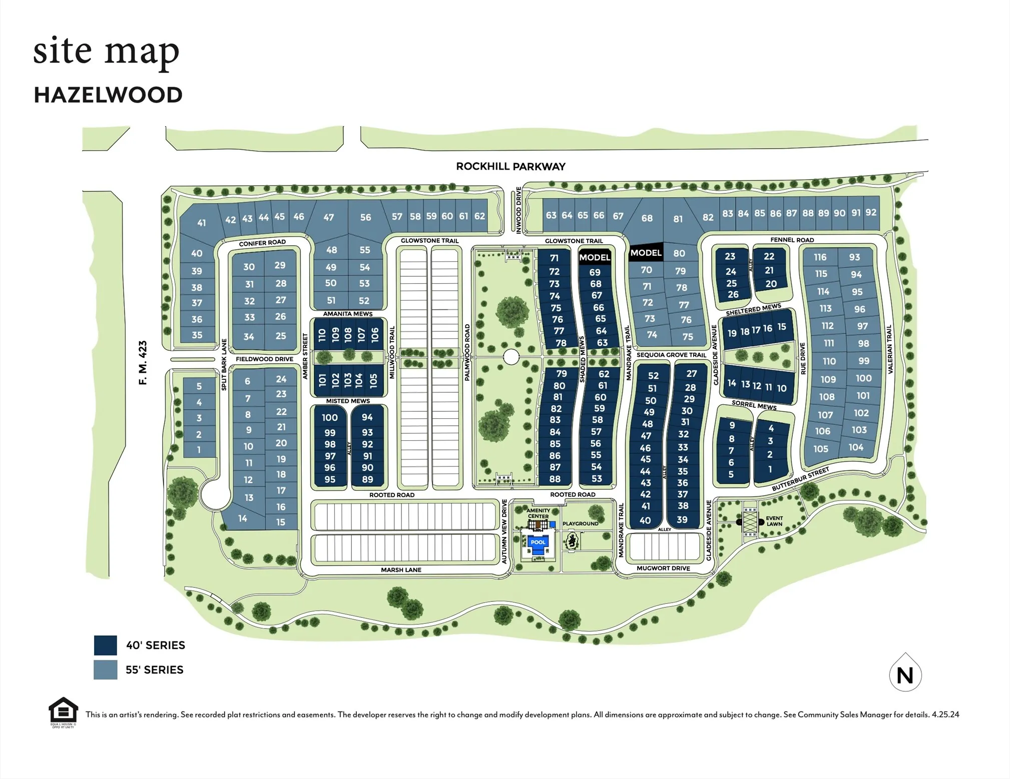 Come see all of the new and exciting dream homes come to life in northwest Frisco's beautiful Hazelwood community!