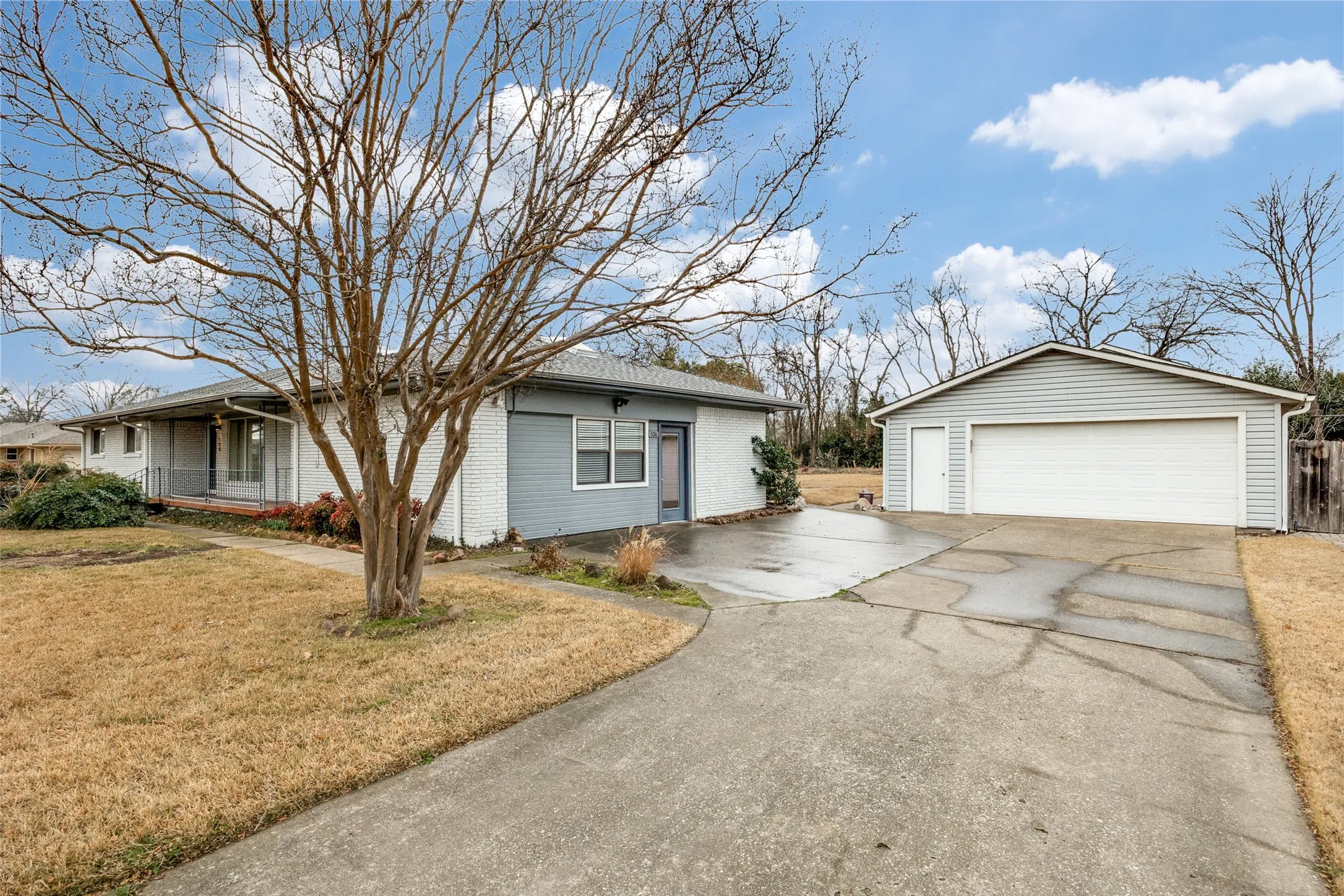 Separate Oversized Garage