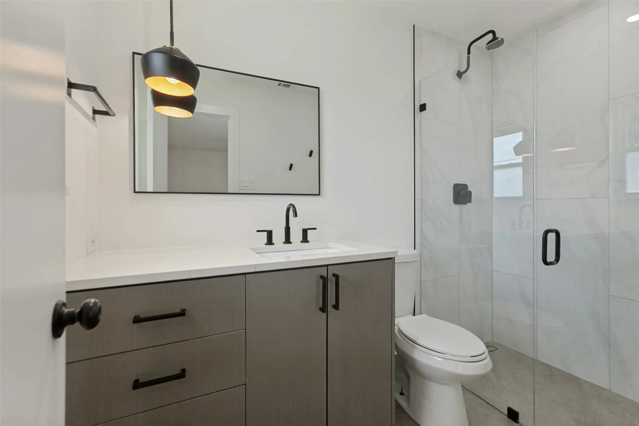 Fully remodeled primary bathroom