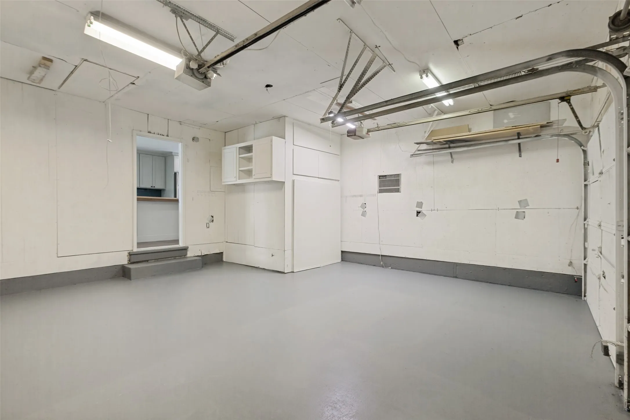 Utility room in garage