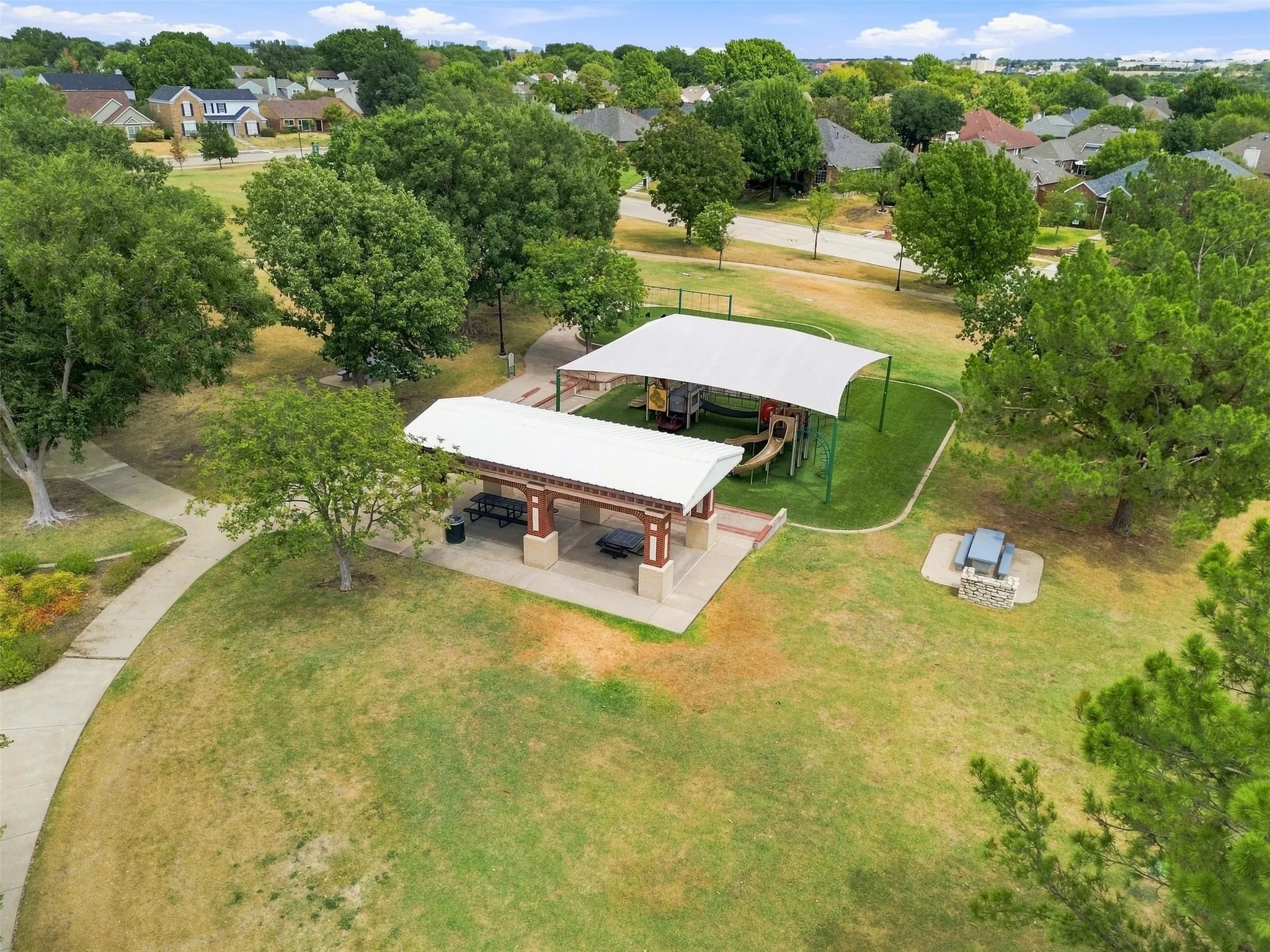 Walking Trails, Playground & Greenspace Across the Street
