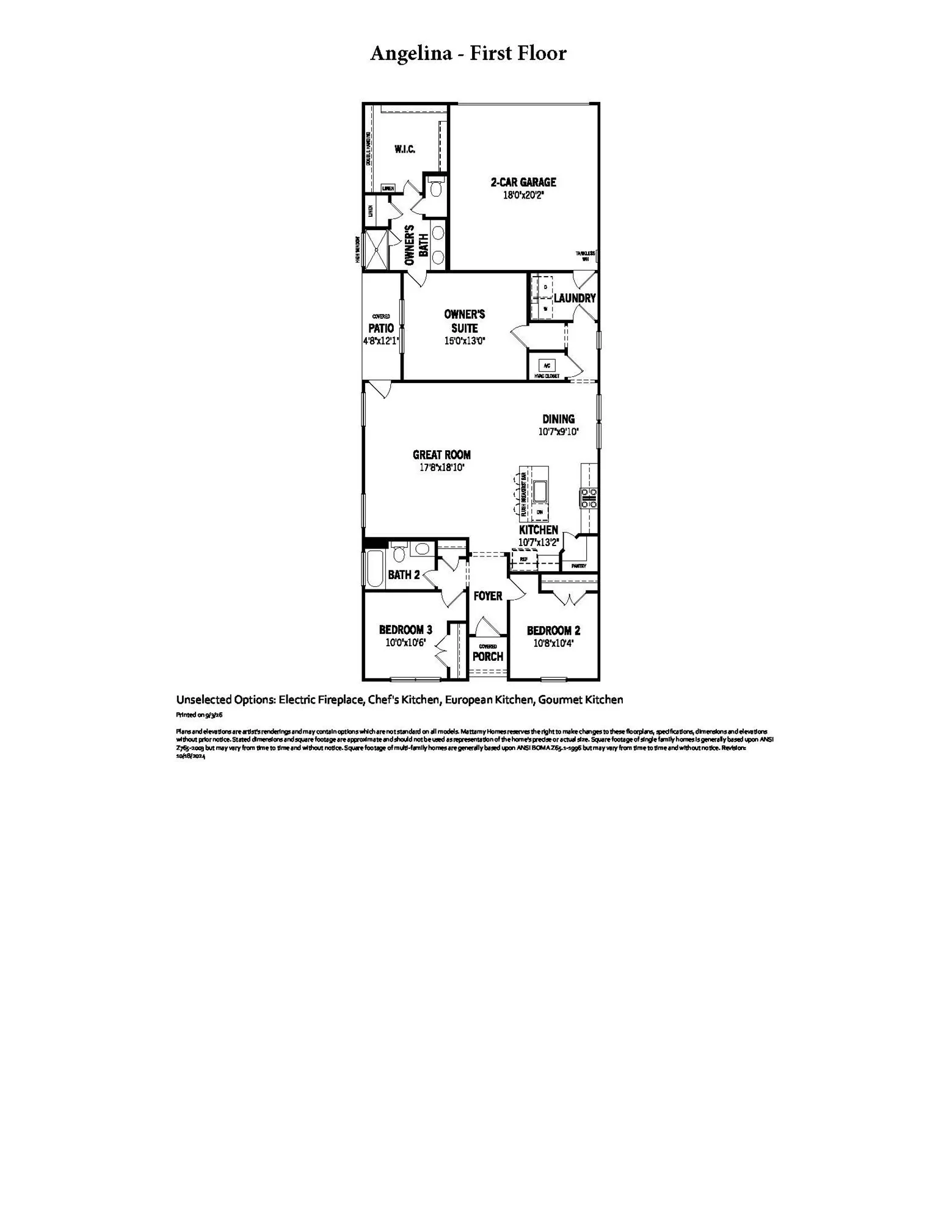 Angelina - Floor Plan
