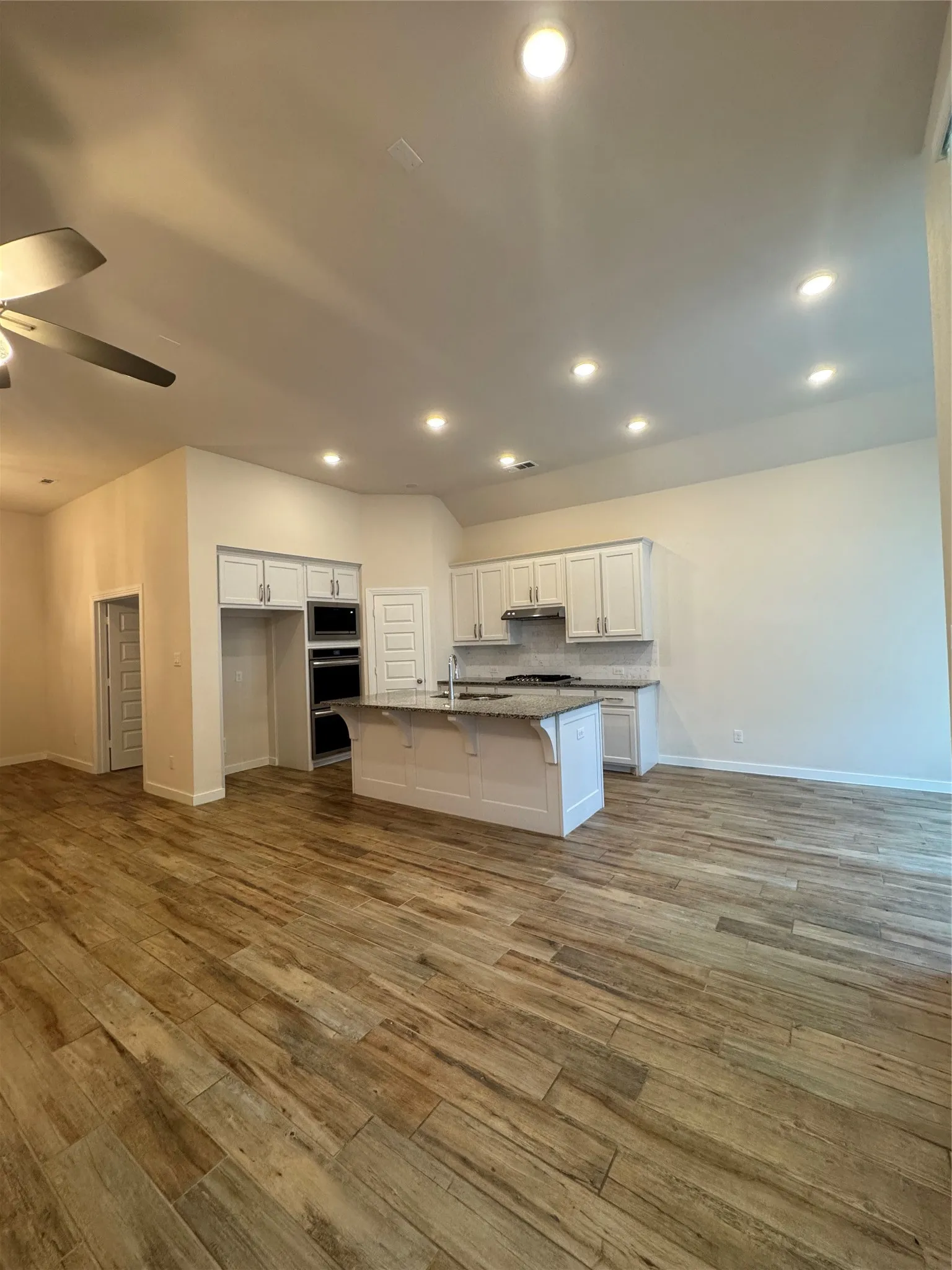 Kitchen view and dining area 1