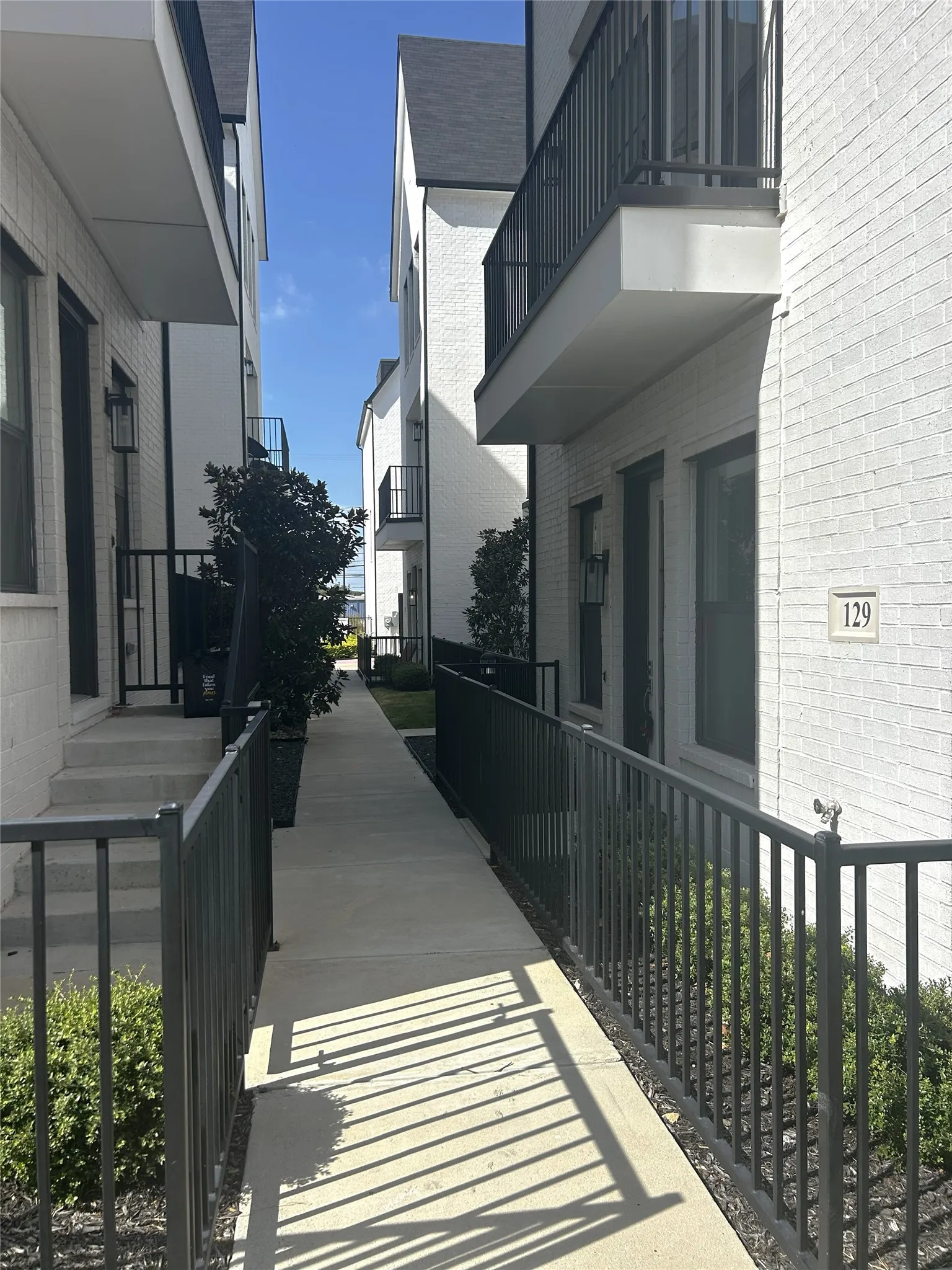 Balcony on second floor