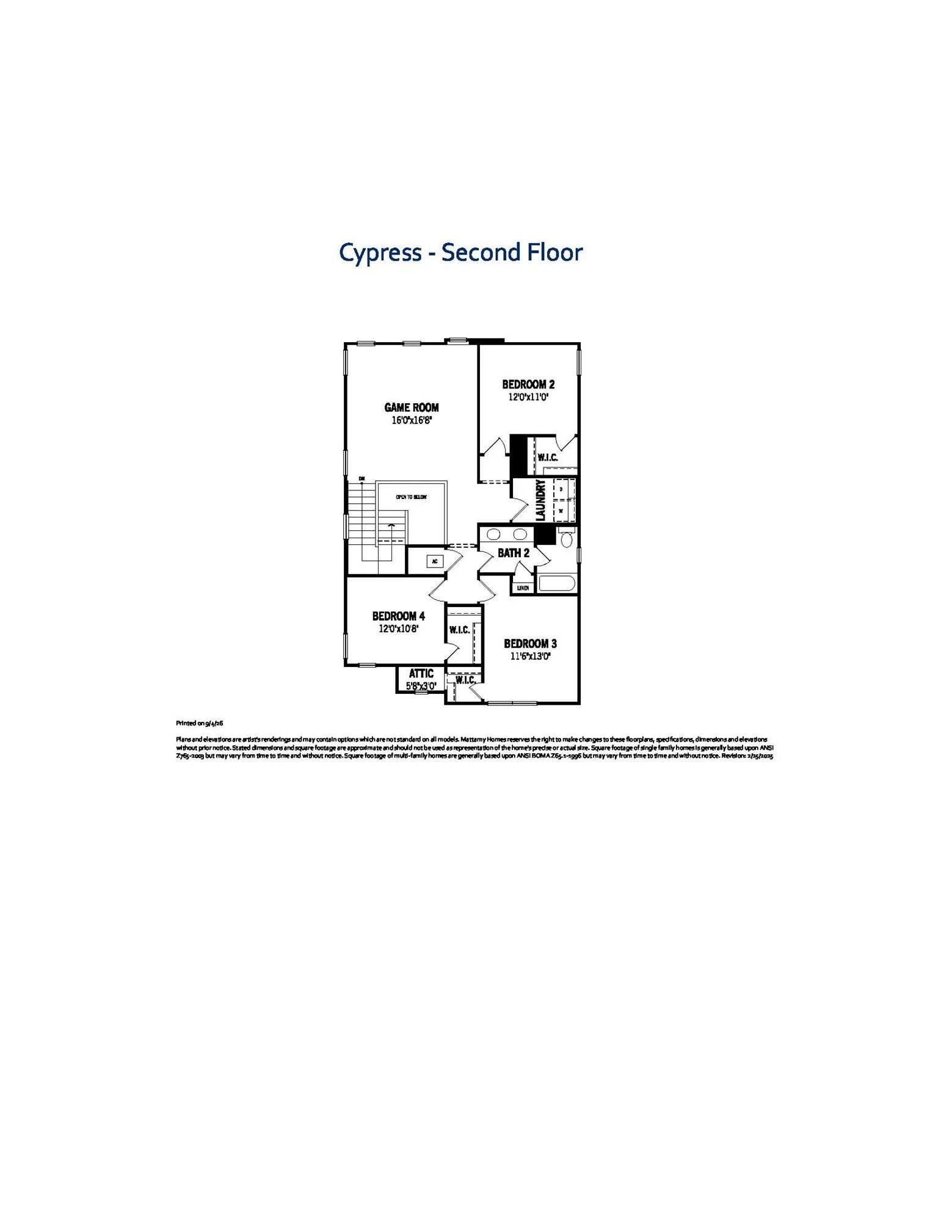 Cypress - Second Flooor