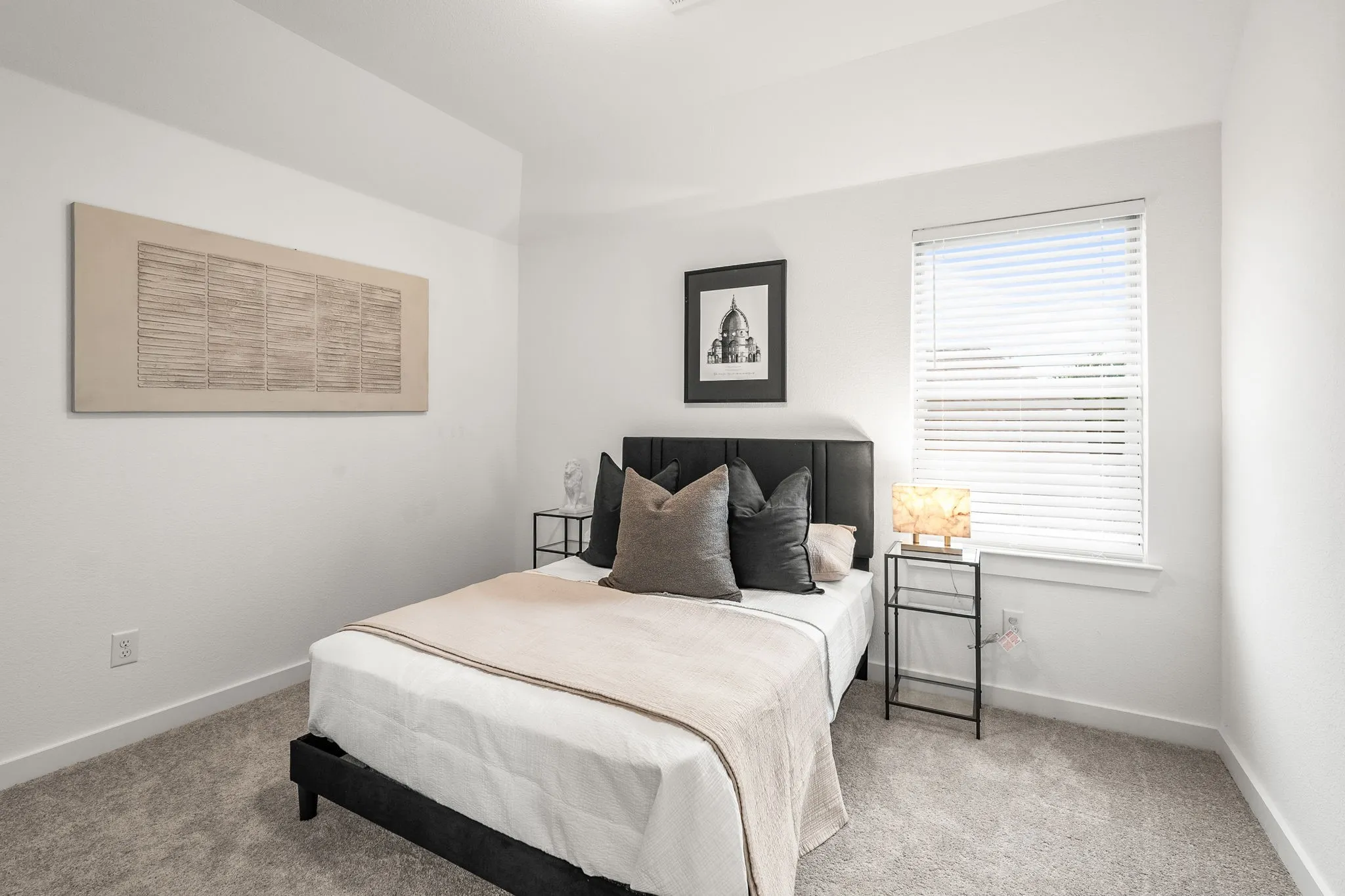 Bedroom on second level with.