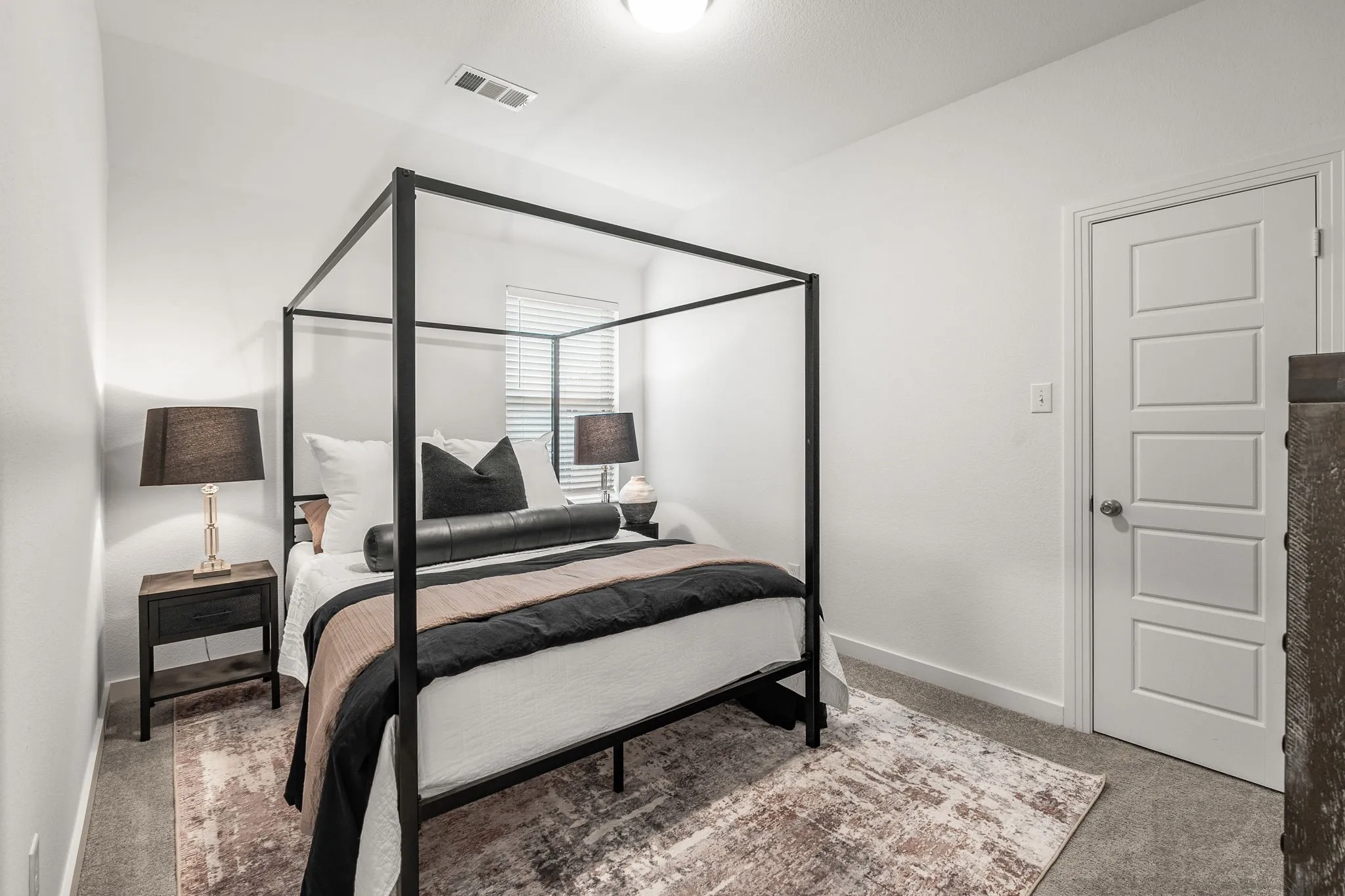Bedroom on second level with.