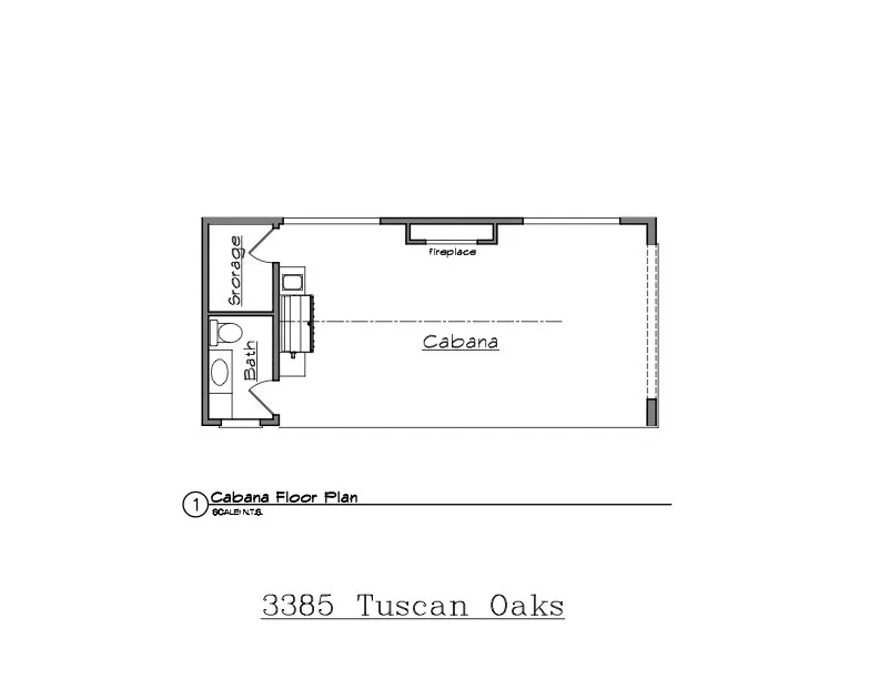 Floor plan - Cabana