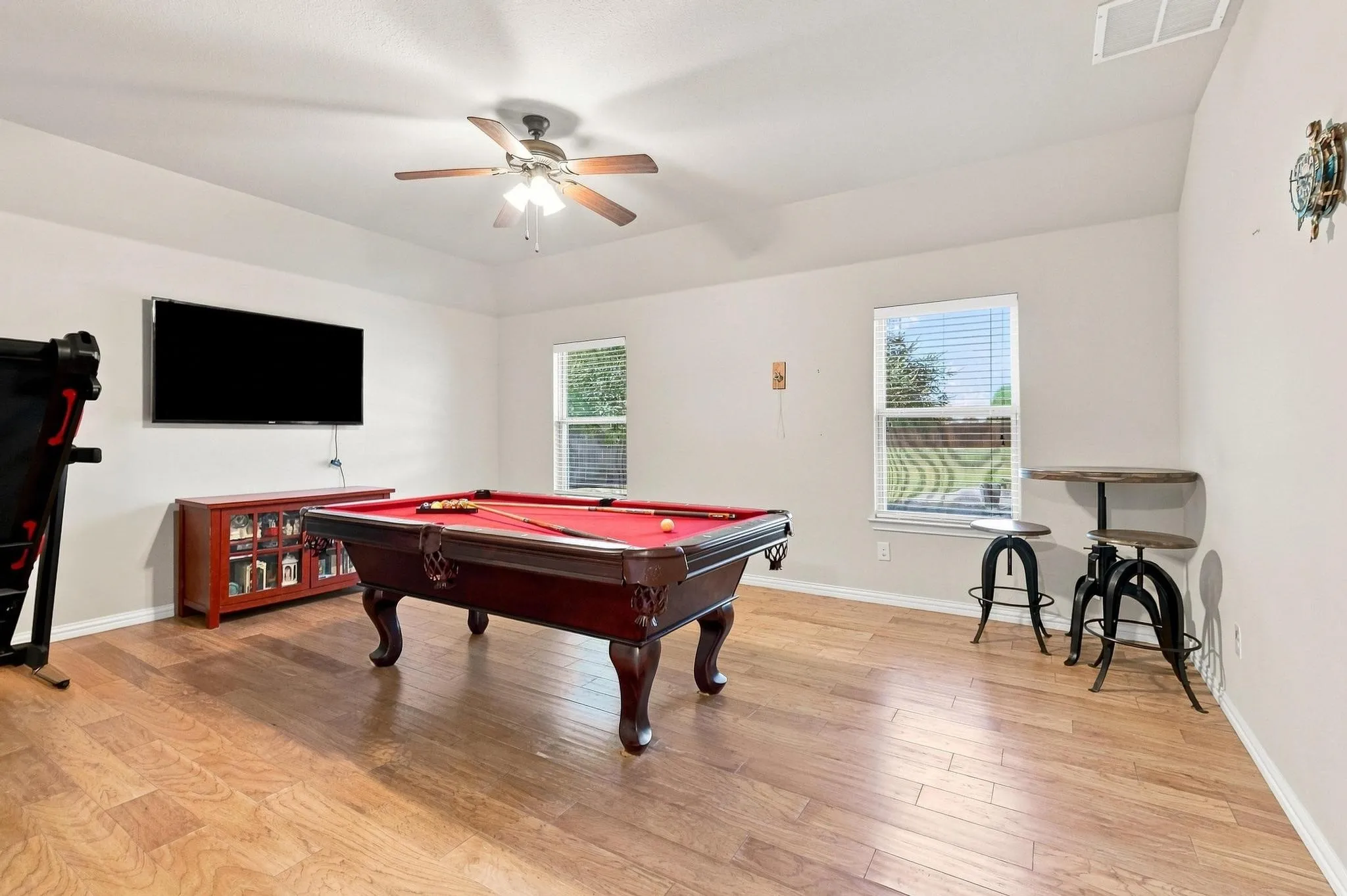 Fun Flex Space to Create what your Family Needs. MIL Quarters, Workout, Gameroom, Theatre. Powder Room just off this Space