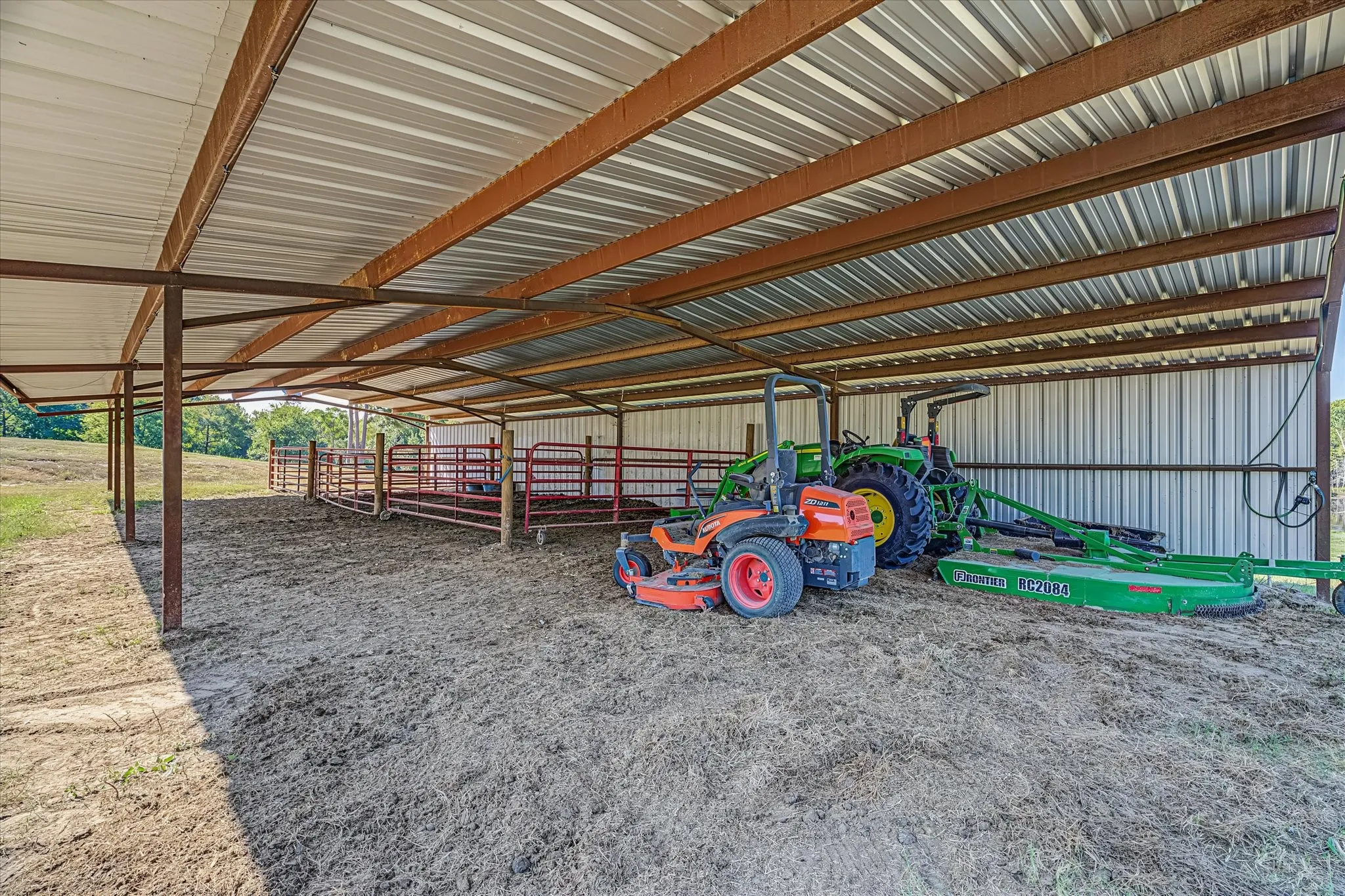 Plenty of space for the animals and equipment