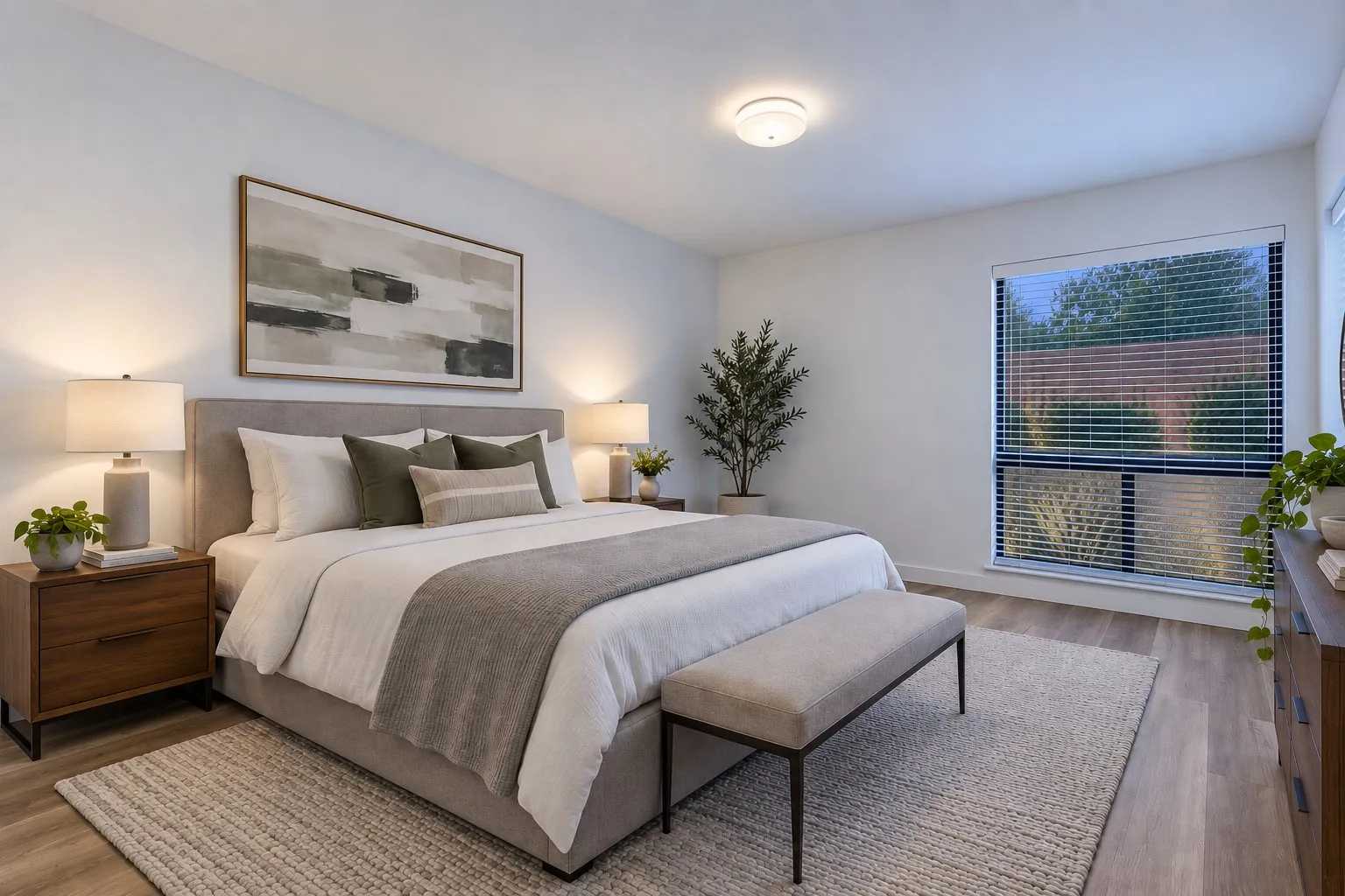 This room is virtually staged.