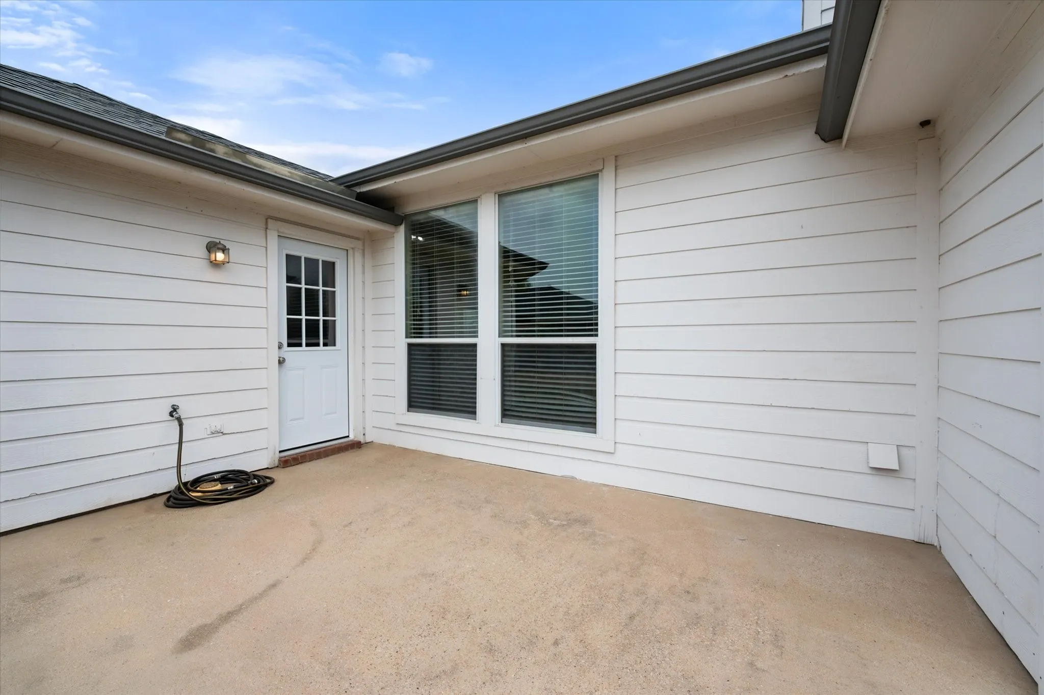 Nice sized patio