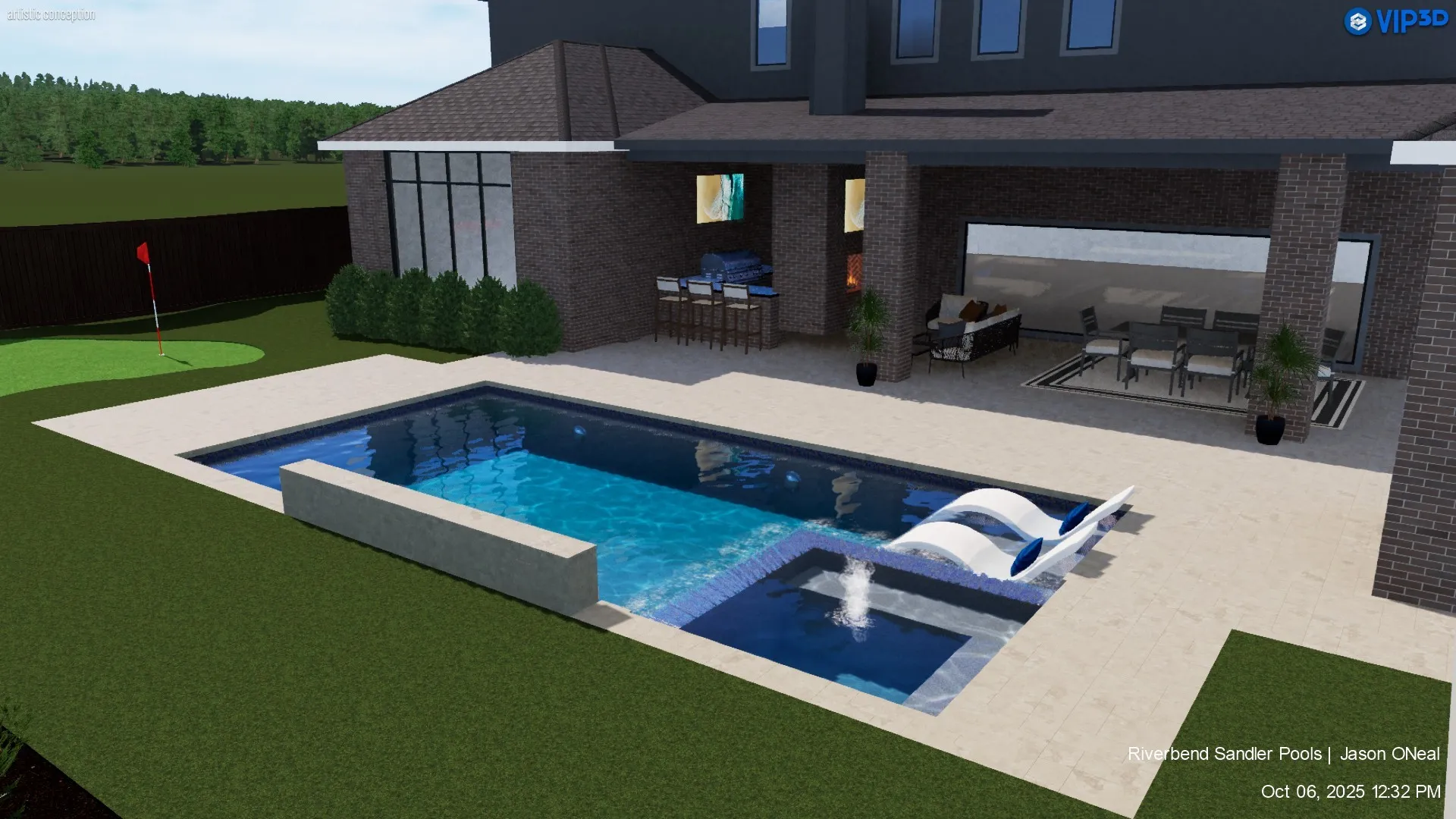 pool rendering