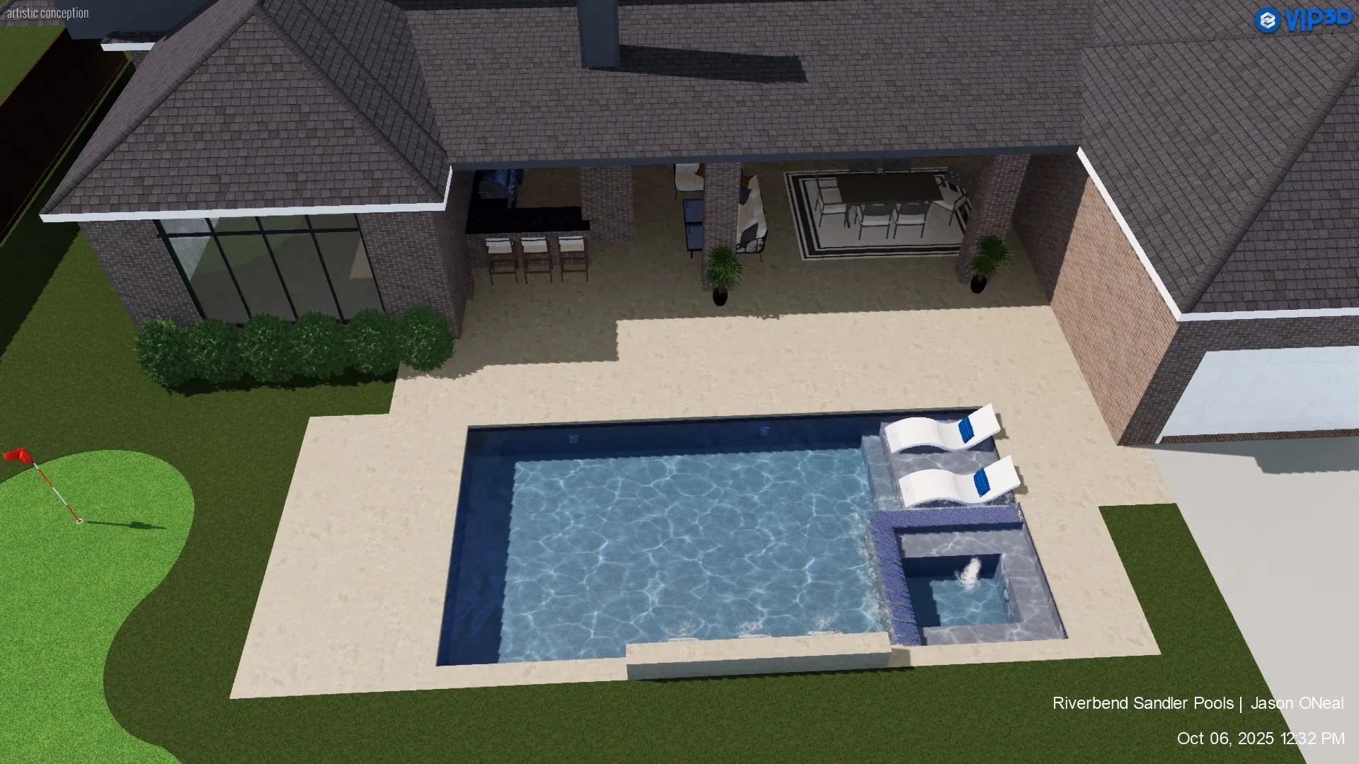pool rendering