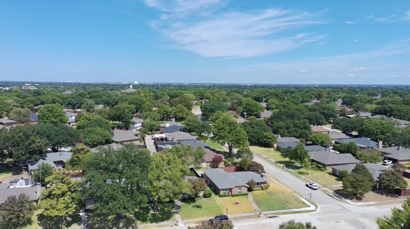 Mature tree-lined streets with established residential properties