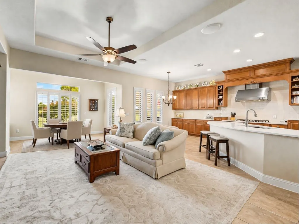 Gathering Room,virtually staged