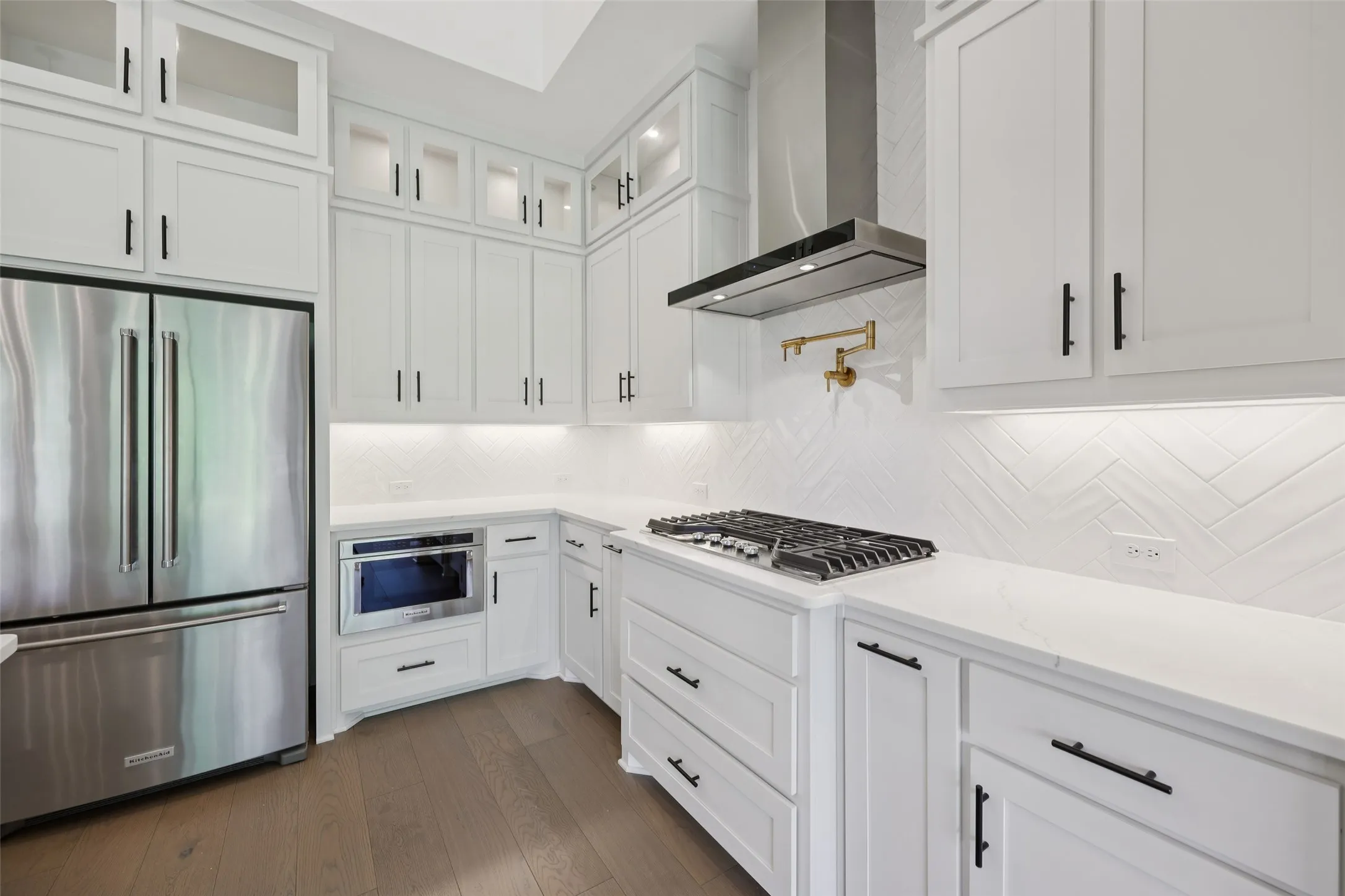 KitchenAid® appliances come standard with the home.