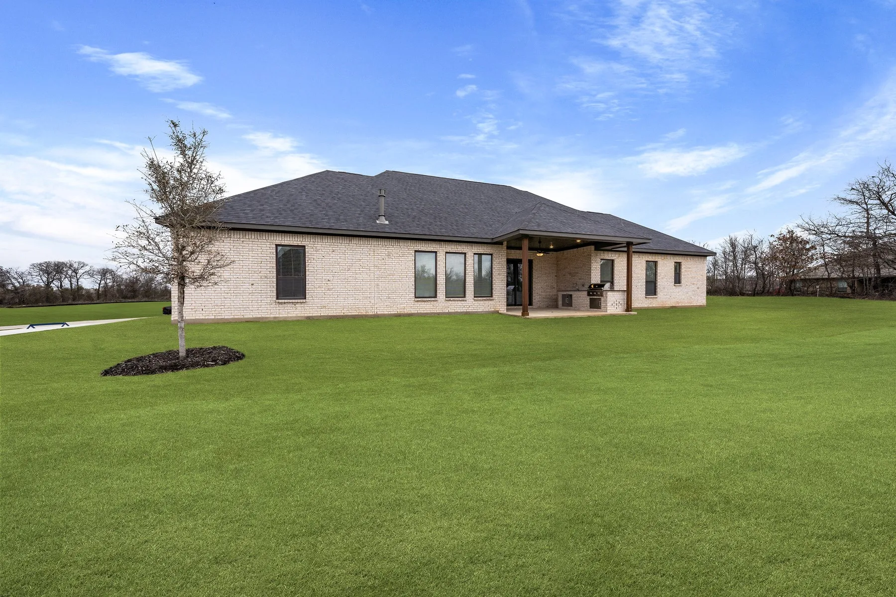 This is an example of the Bradley floor plan built at 105 River Birch Drive.