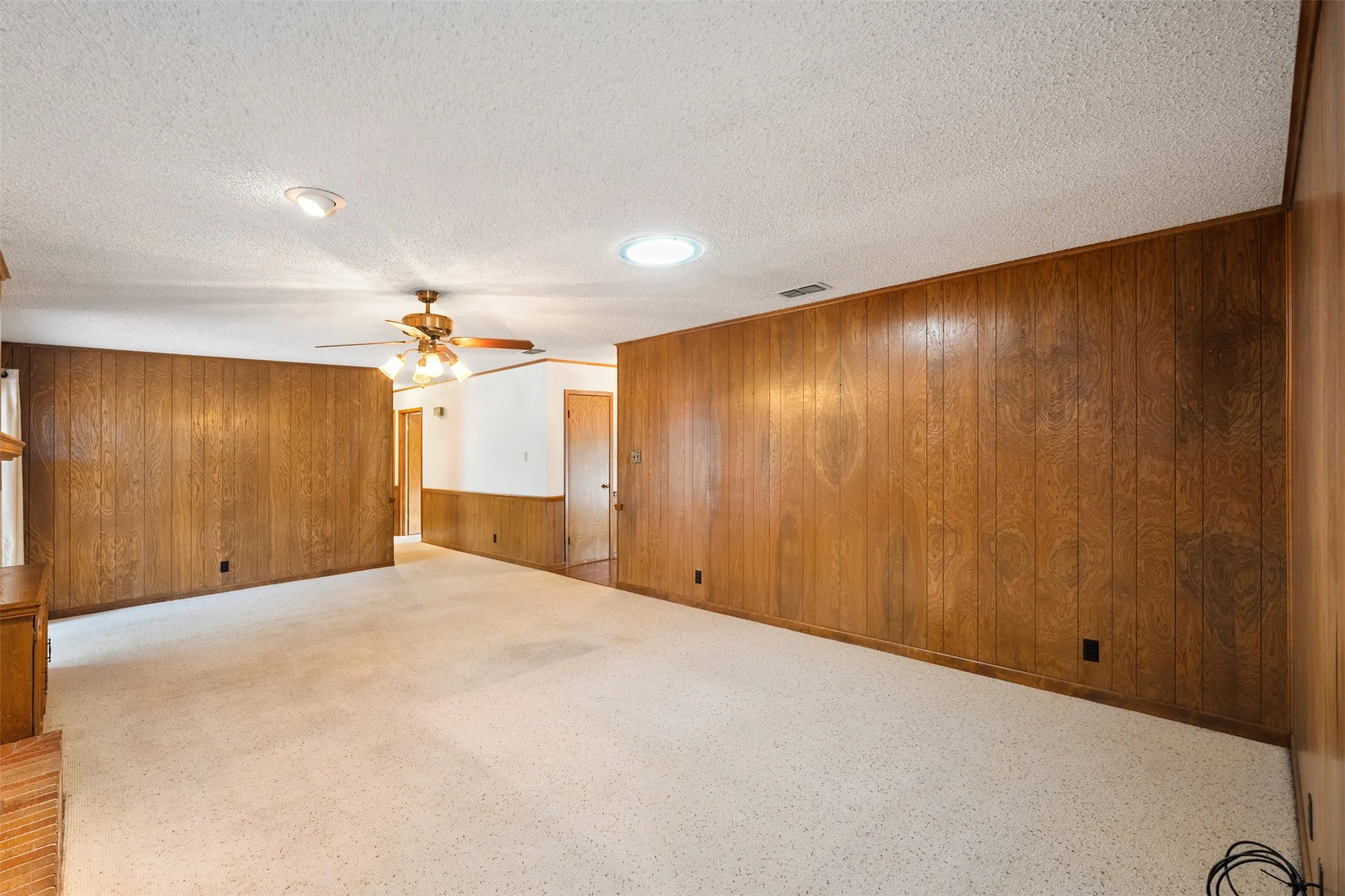 Large open living room