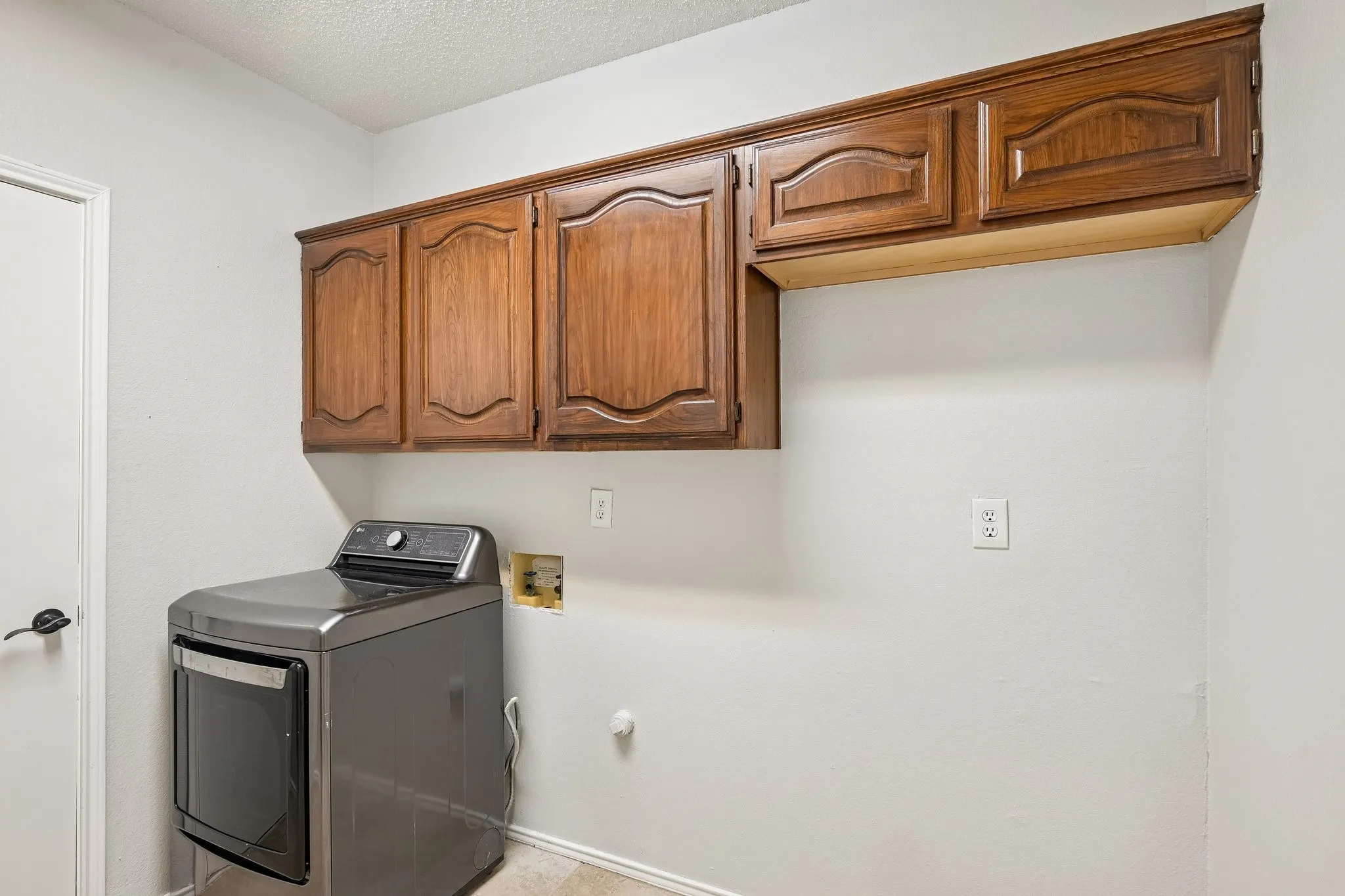 Oversized utility with closet, storage & room for 2nd fridge