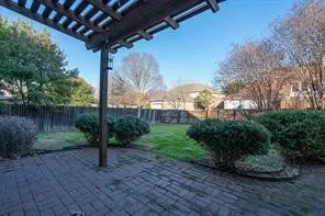 View of patio / terrace with a pergola