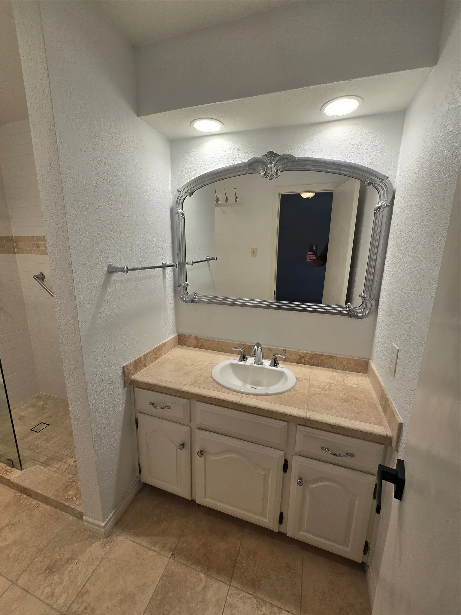 closetup of vanity