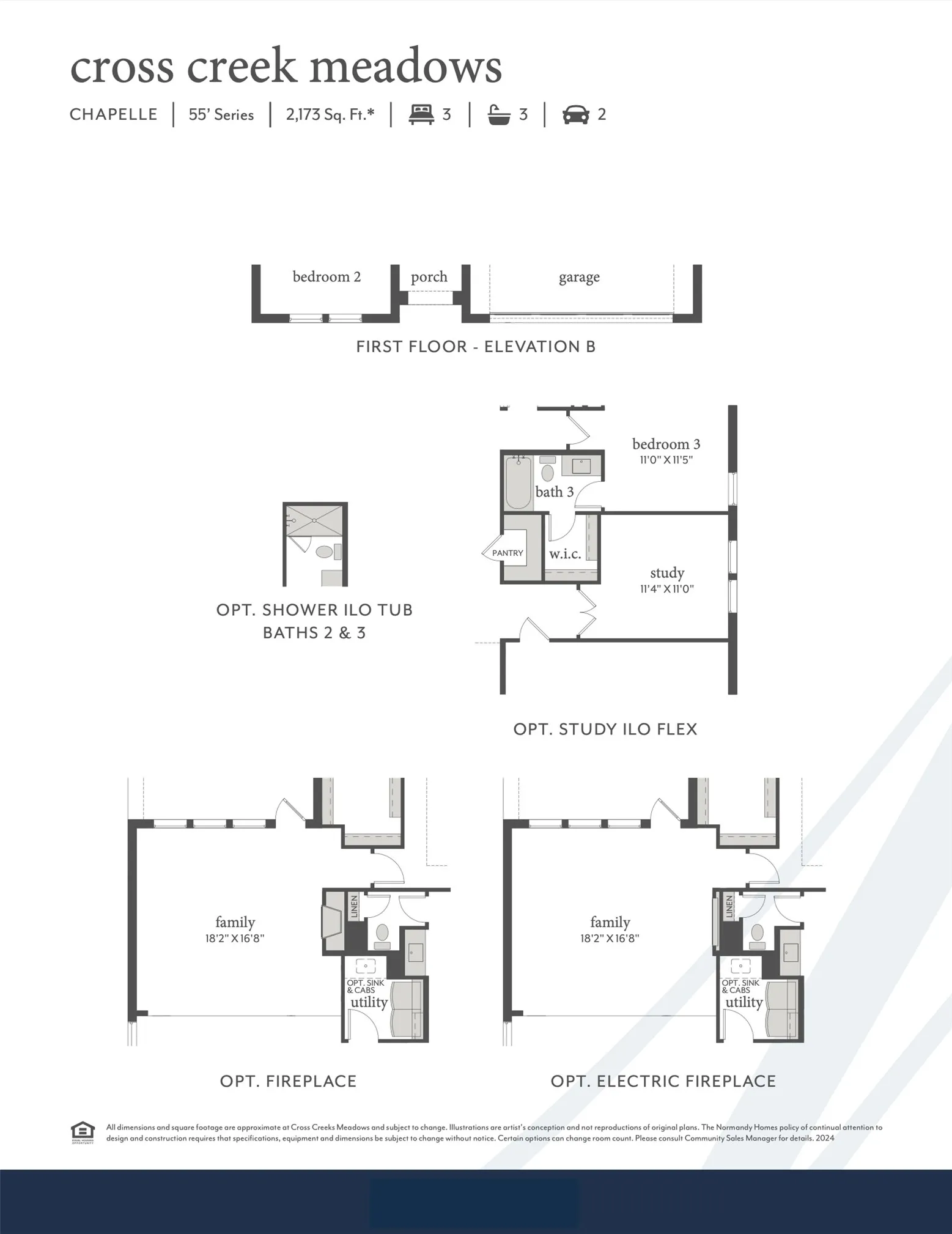 This forever home offers elevation B, optional fireplace, study and so much more!