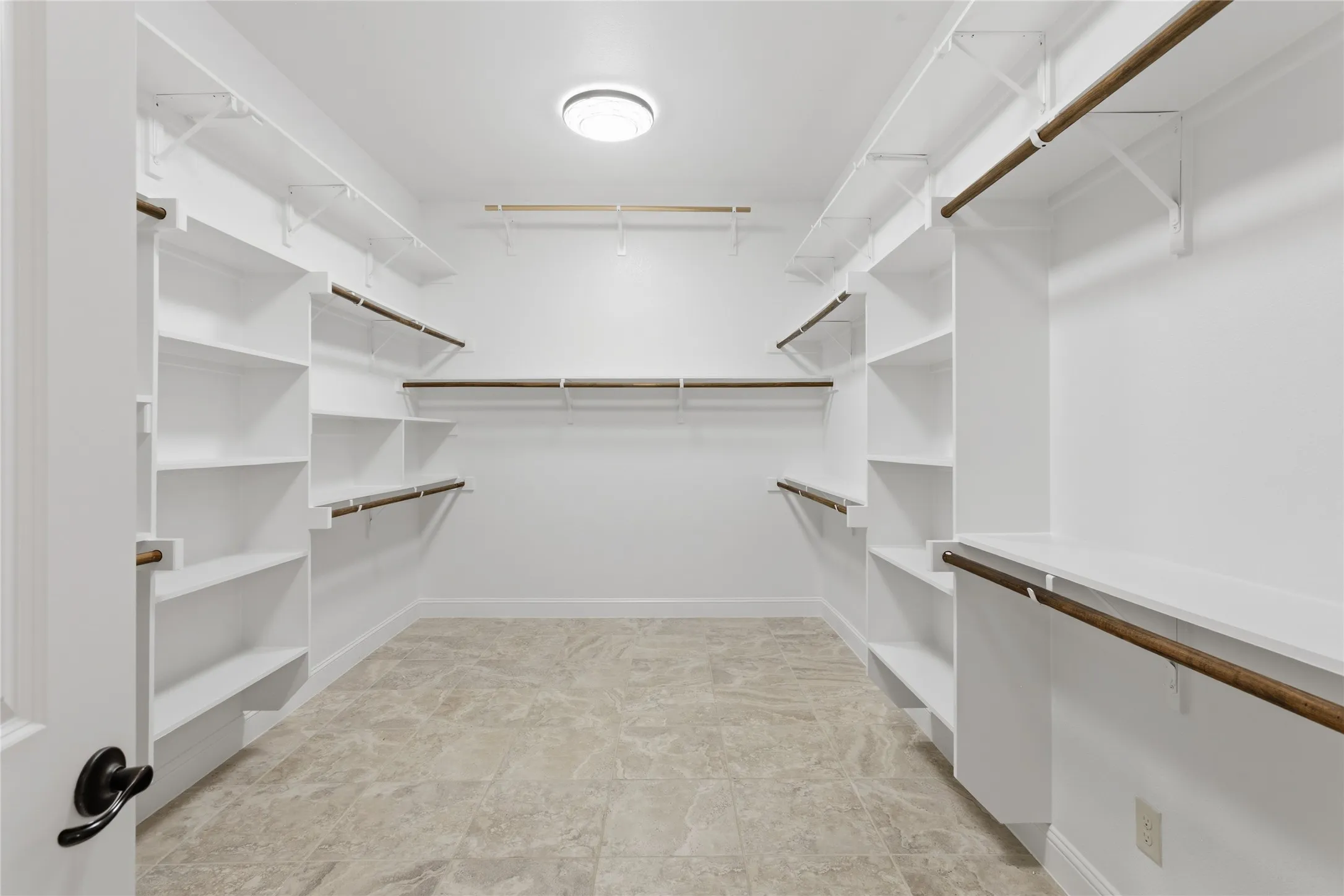 Huge primary walk-in closet
