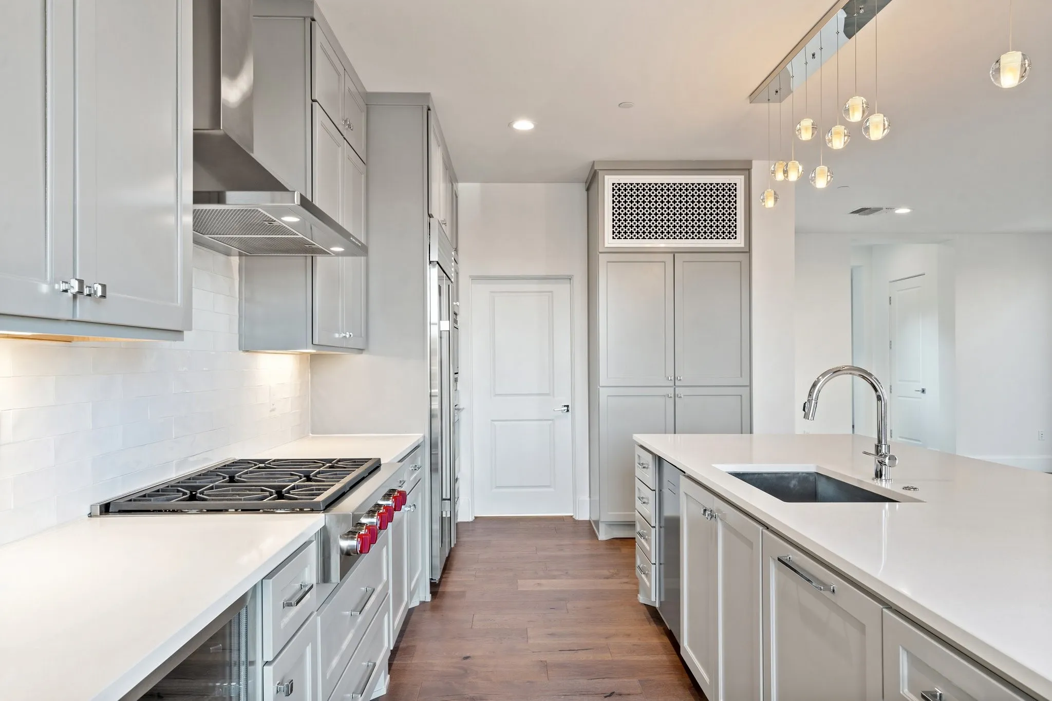 Abundant cabinetry provides exceptional kitchen storage.