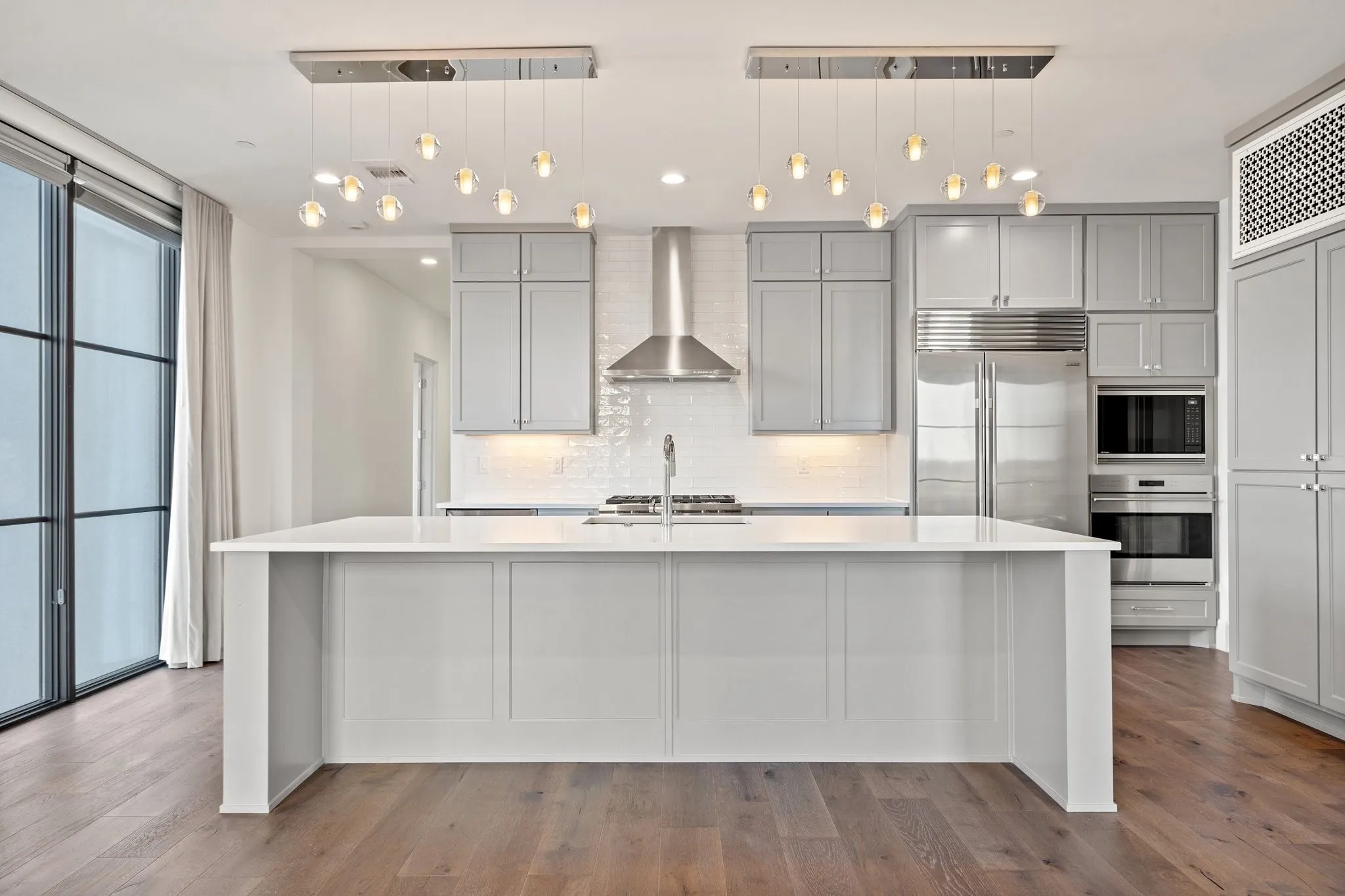 Stunning finishes complemented by designer lighting.
