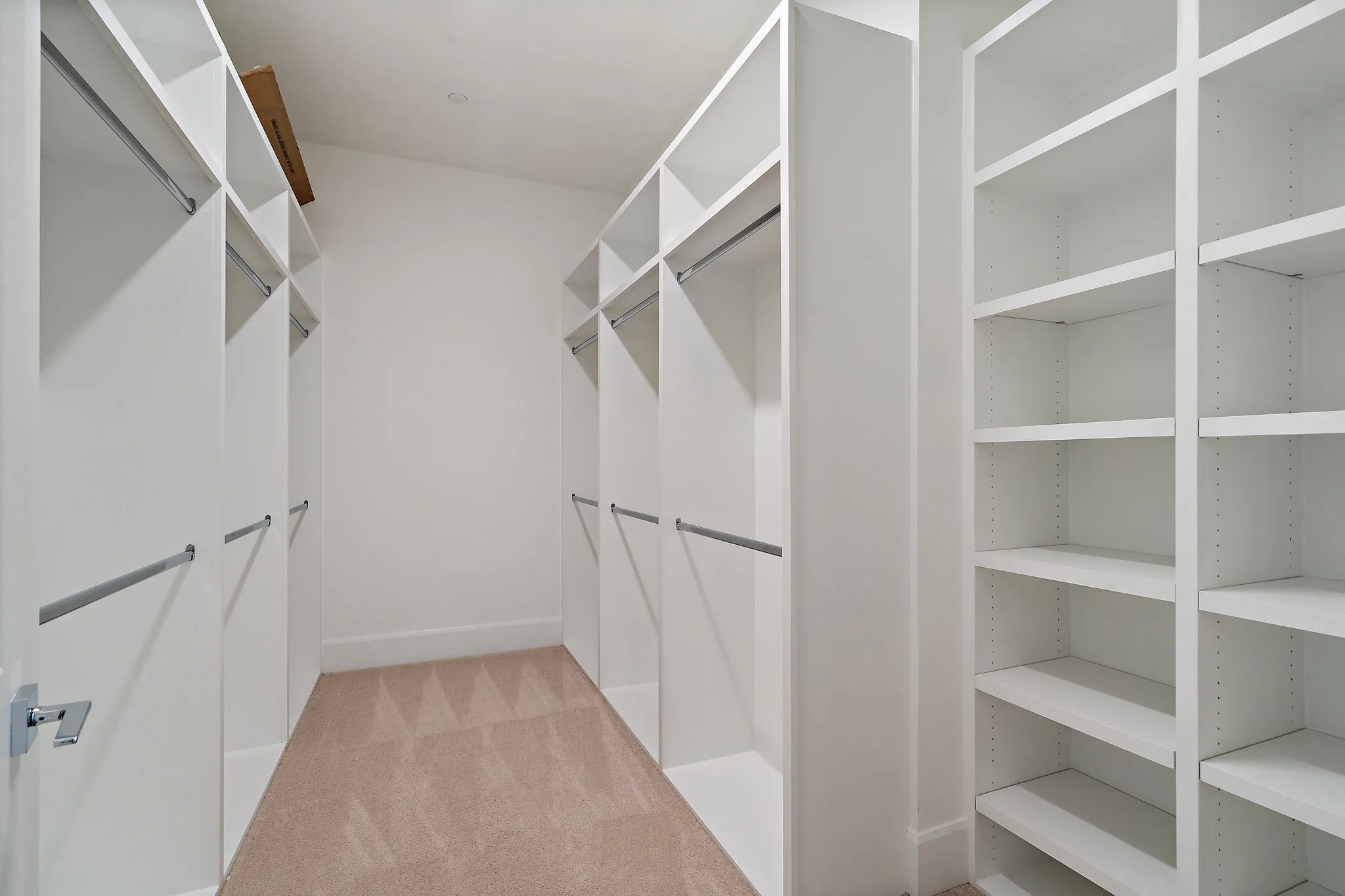 Spacious walk-in closets provide exceptional storage with room to organize beautifully.