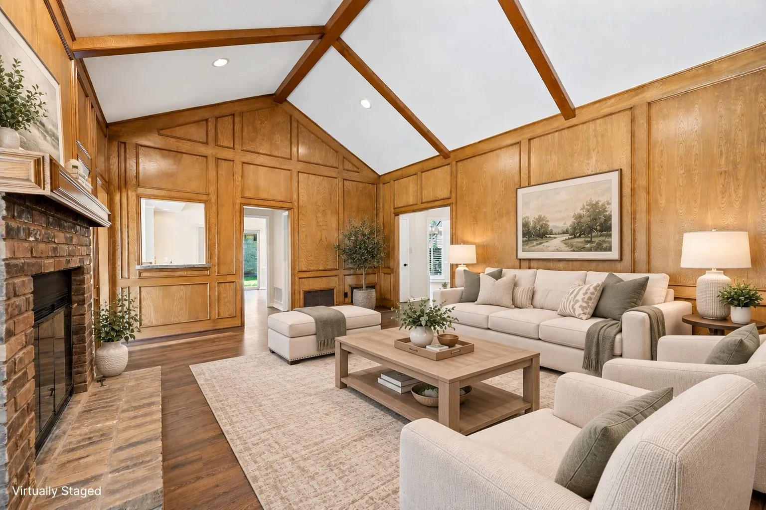 VIRTUALLY STAGED LIVING ROOM