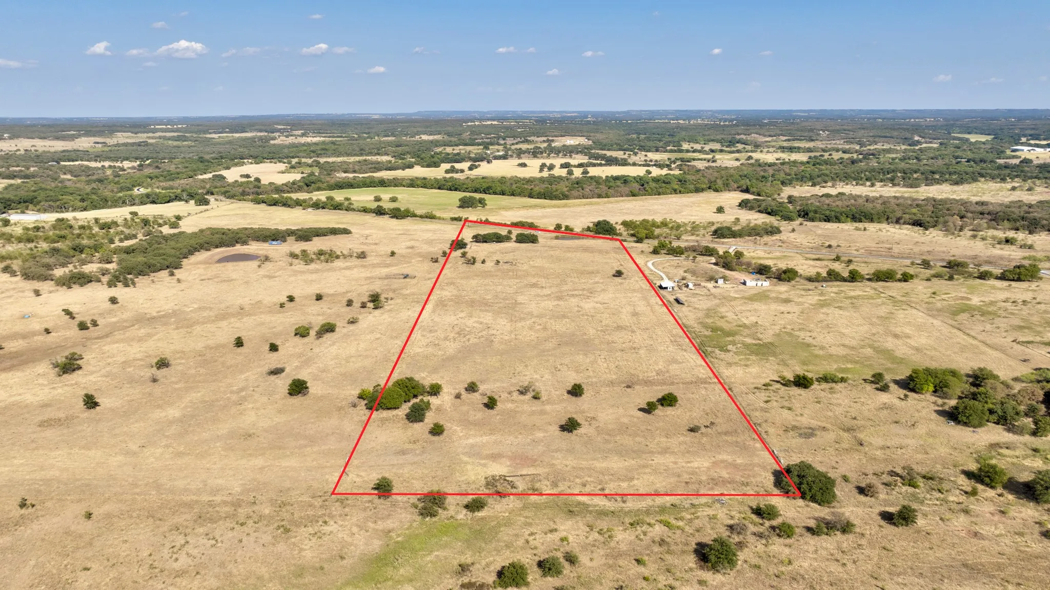 22 Acres Fenced Land with Electric and Shop