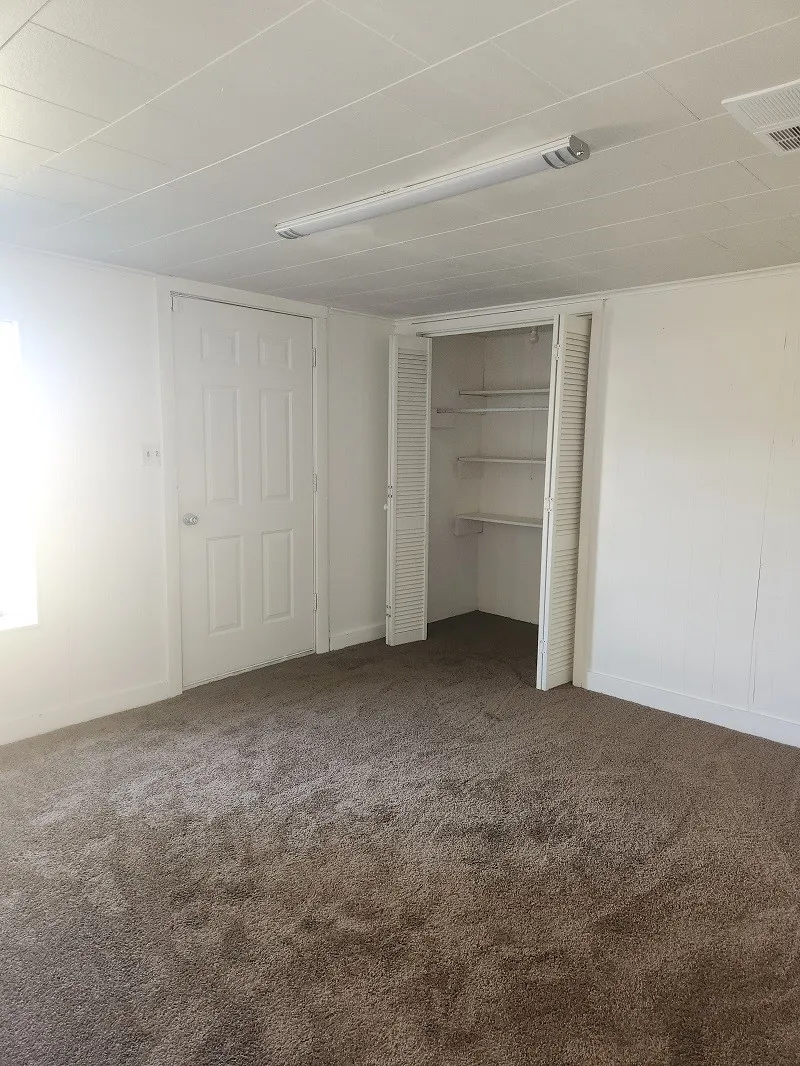 No carpet has vinyl plank flooring