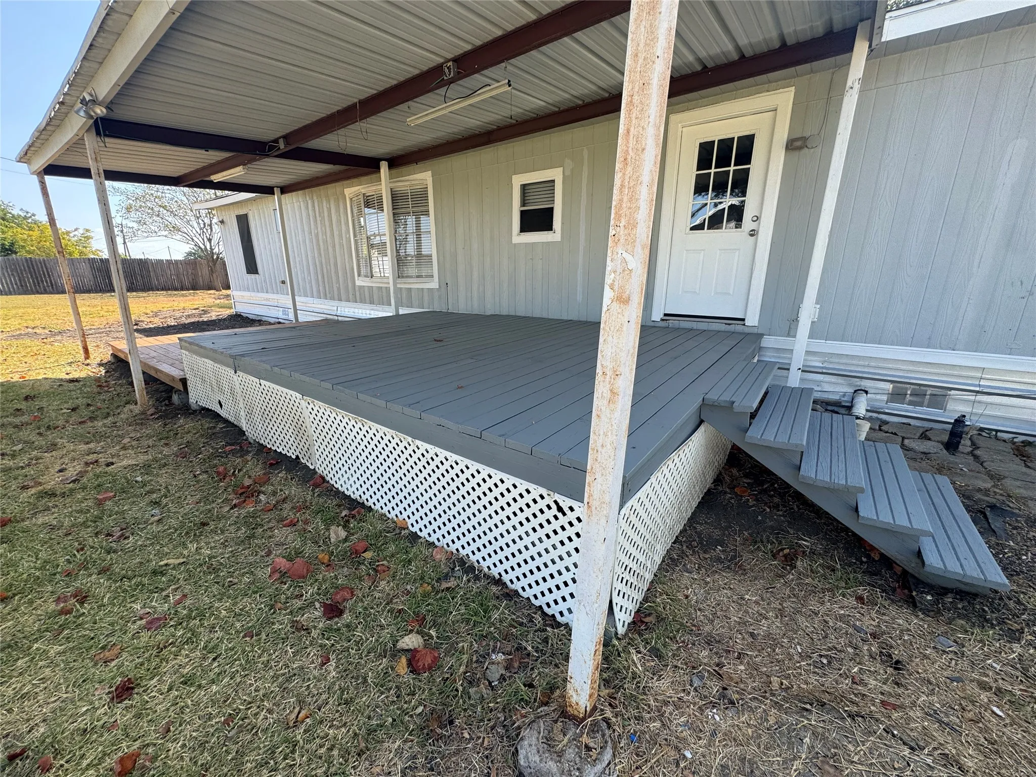 Large deck