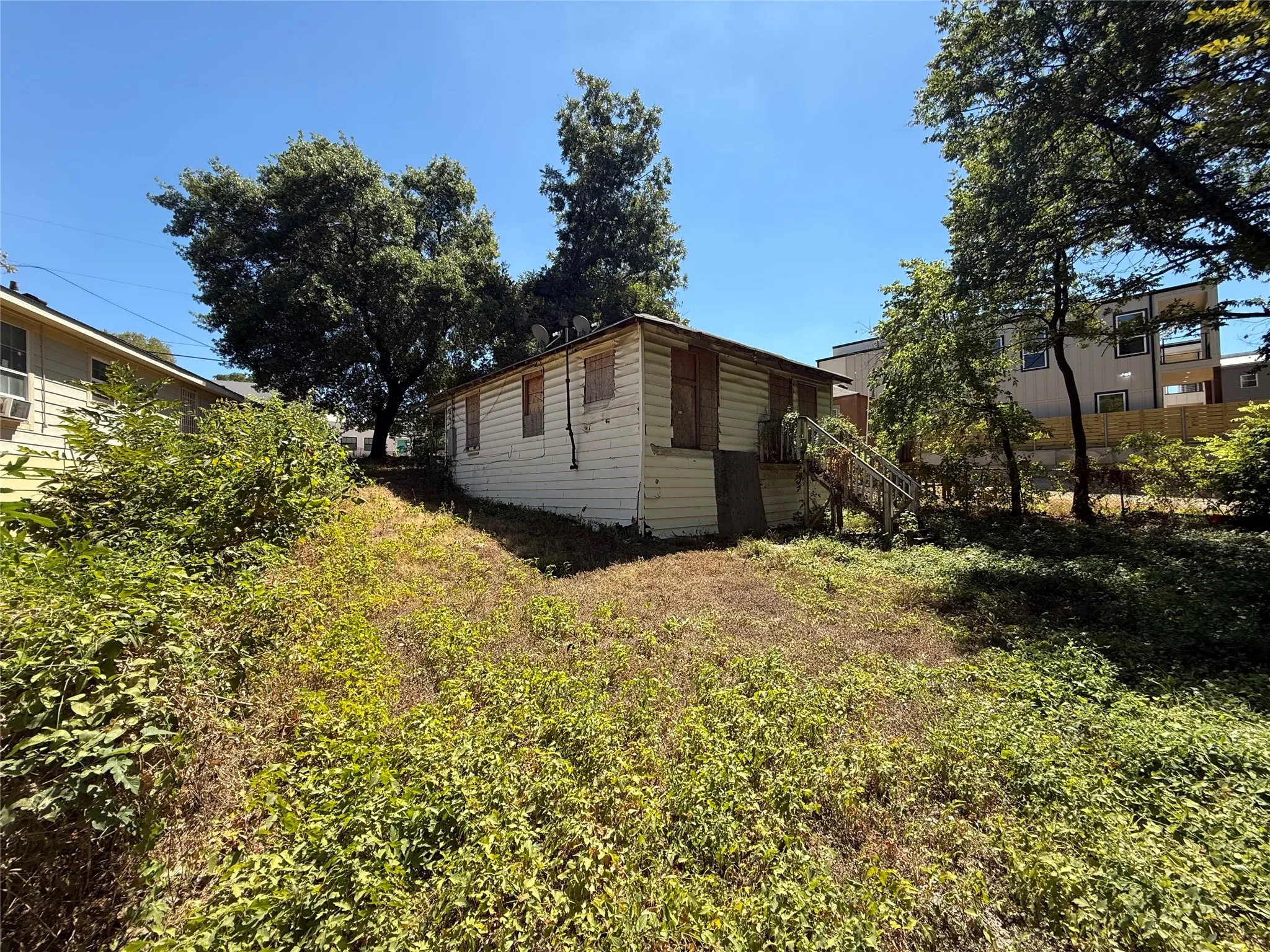 Lot from the back corner