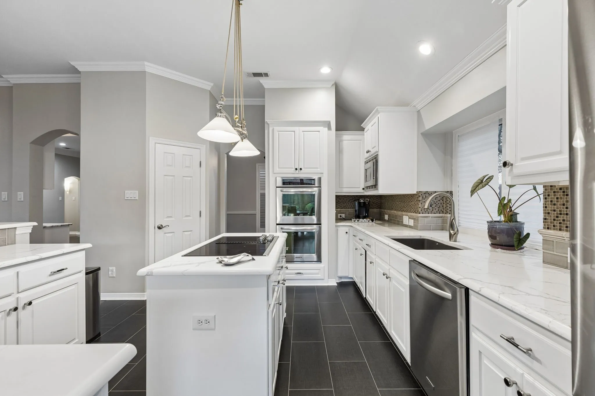 Kitchen with so much storage!