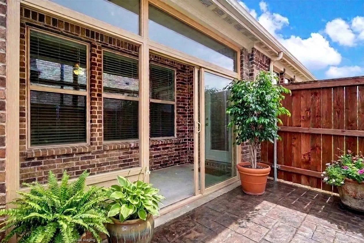 Extended and enclosed back patio