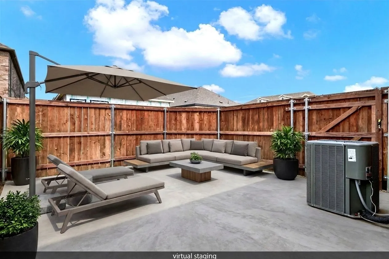 Extended back patio, perfect for outdoor entertaining