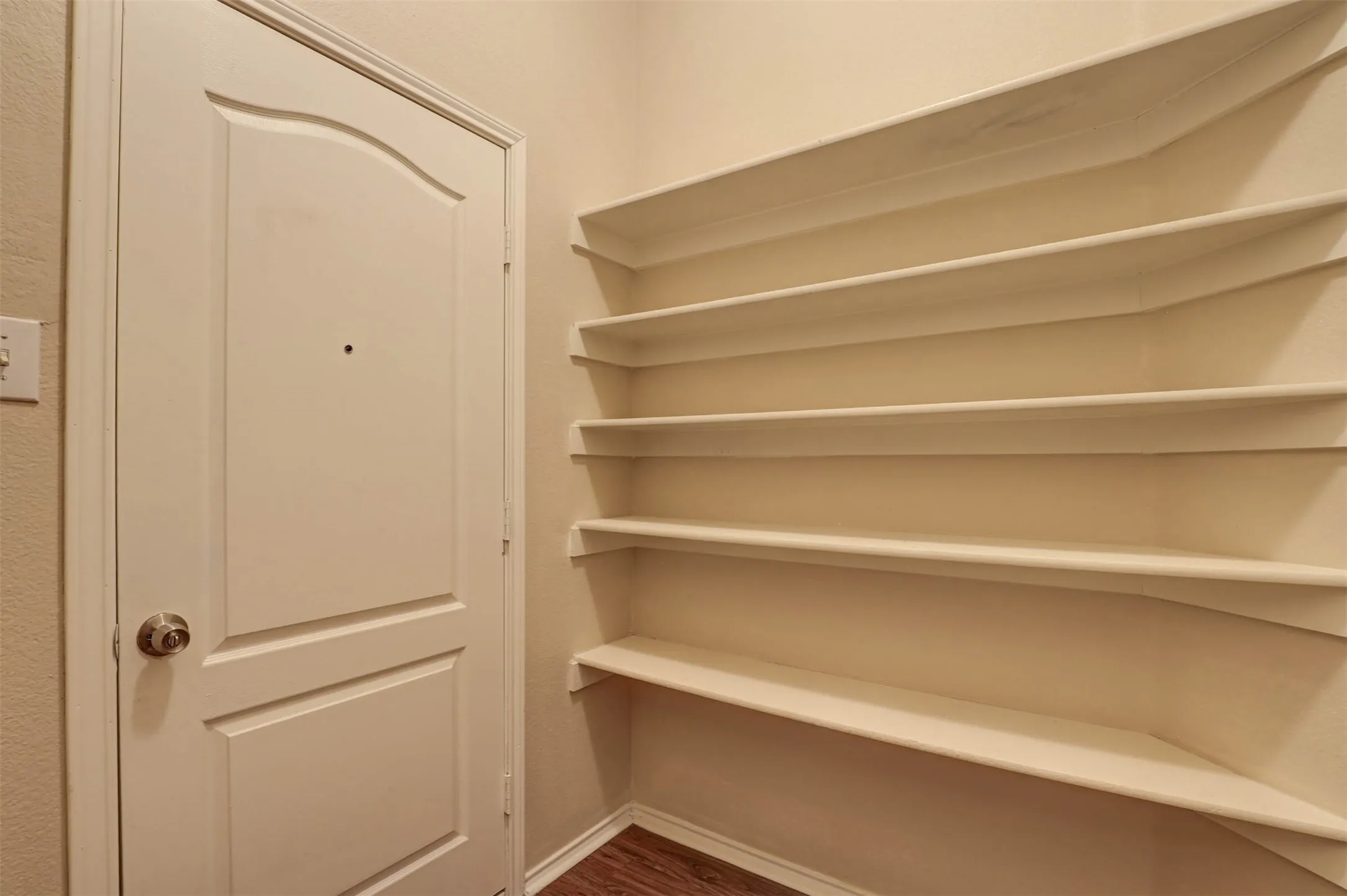 Lots of extra storage space in the utility room
