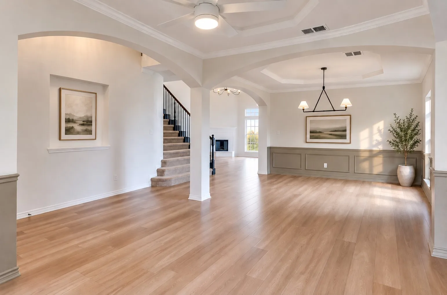 beautiful staircase view