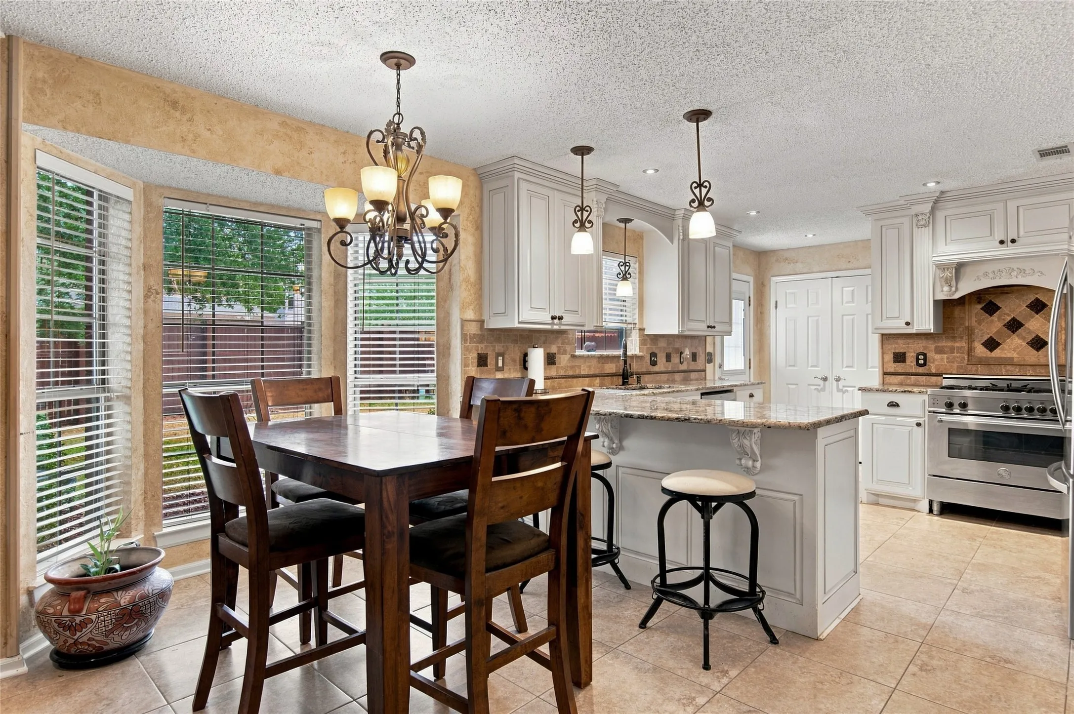 Breakfast Area open to the Kitchen