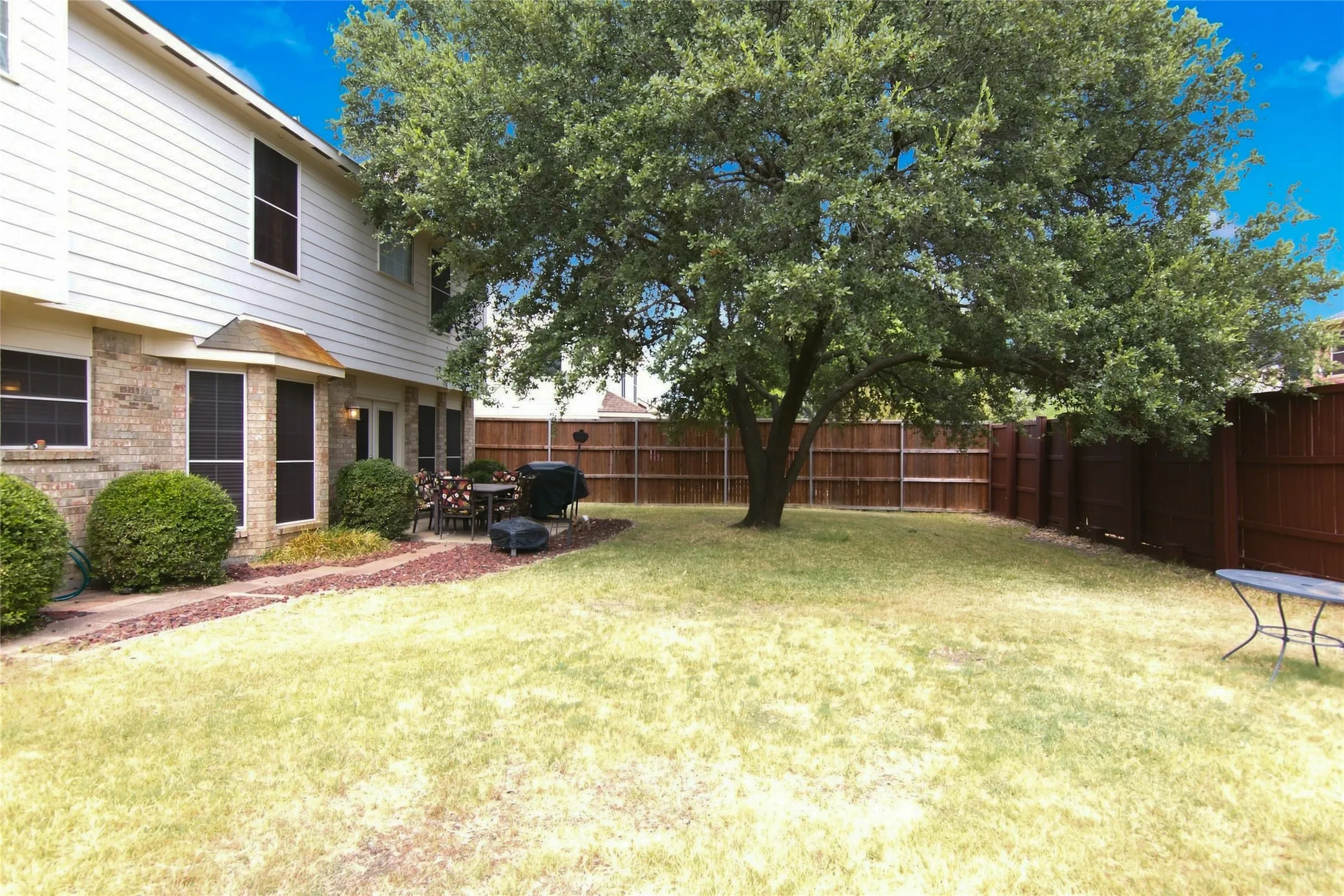 Backyard view 2