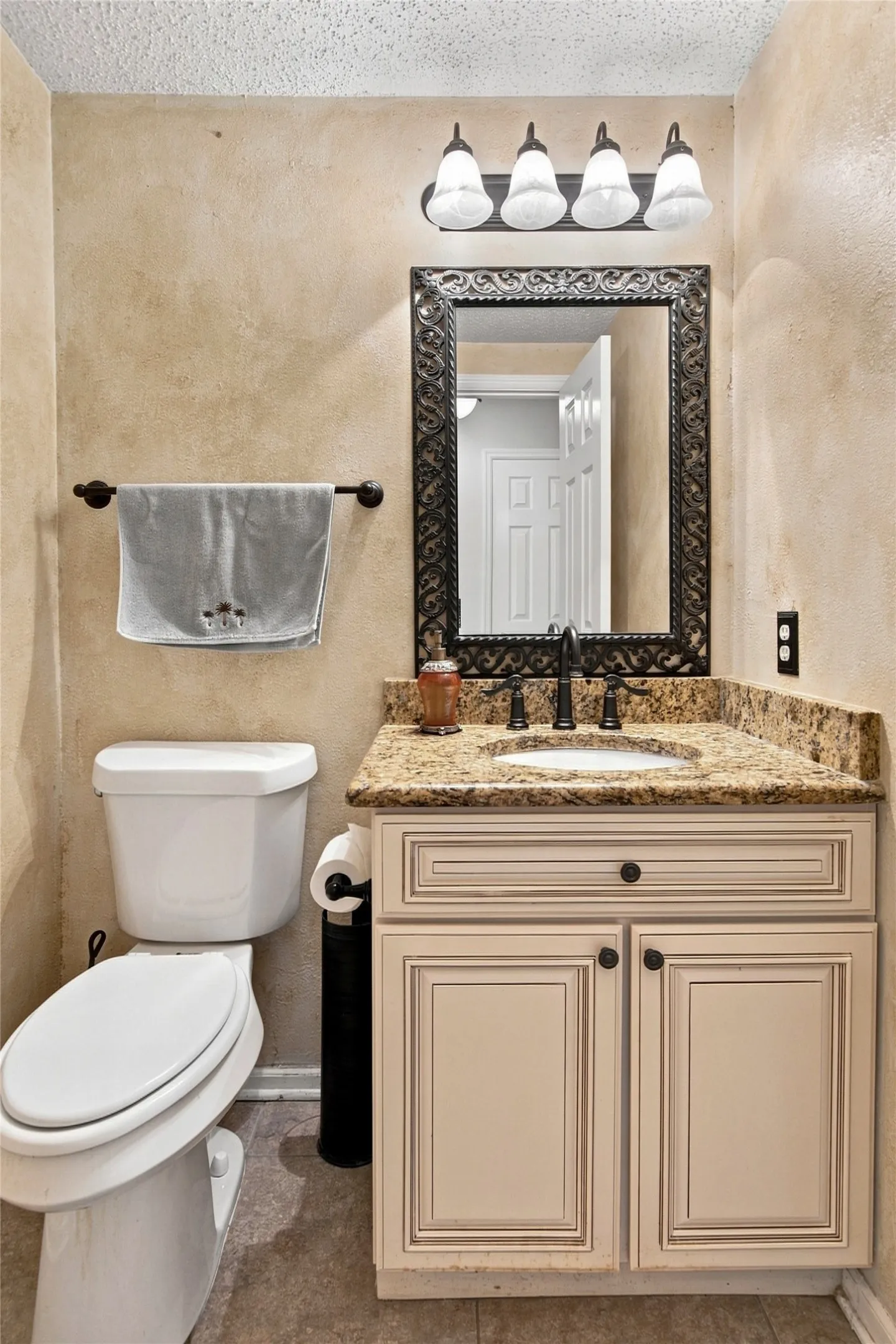 Downstairs half bath upgraded